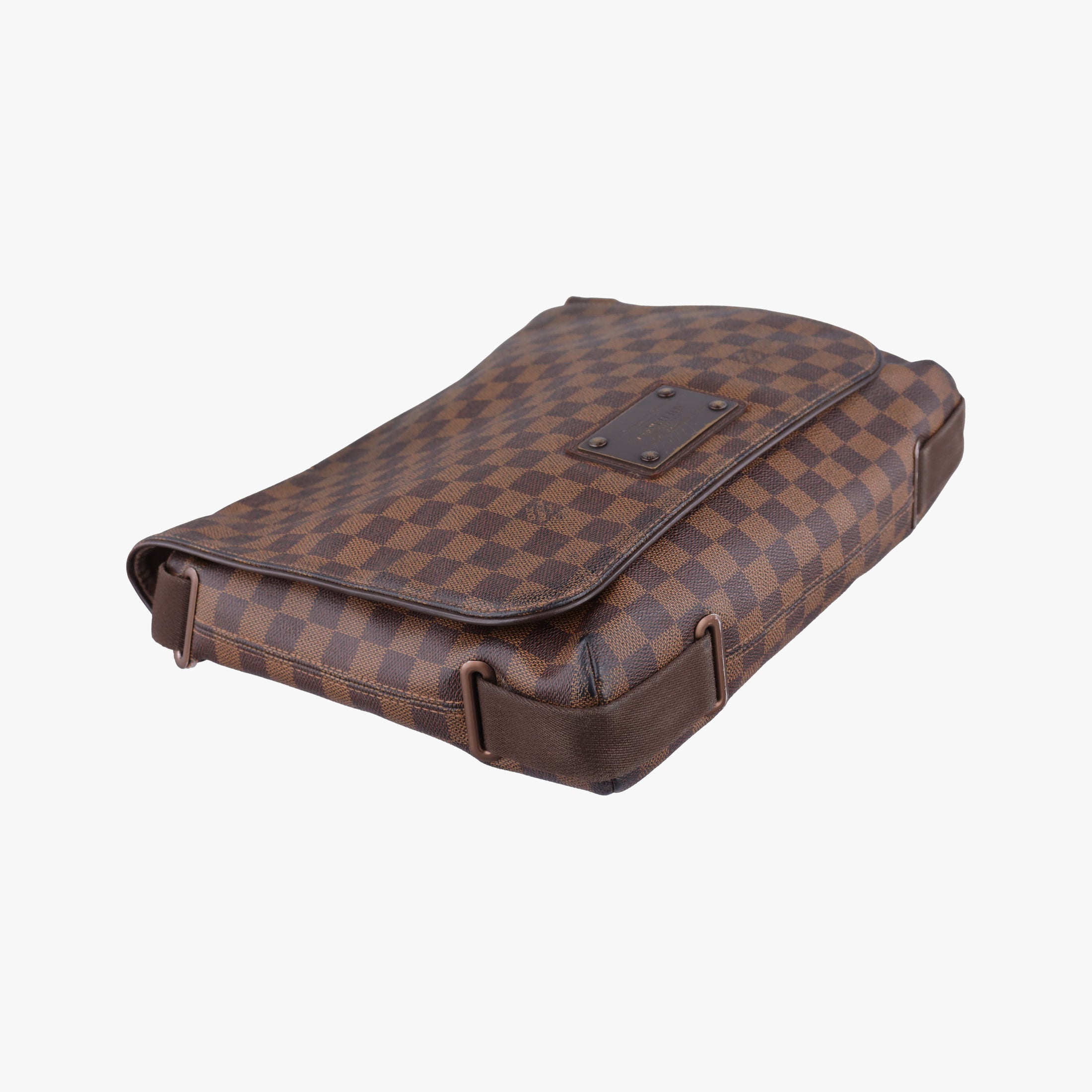 Pre-owned Louis Vuitton BROOKLYN MM EBENE Damier Canvas N51211 shoulderbag | stylenewstar