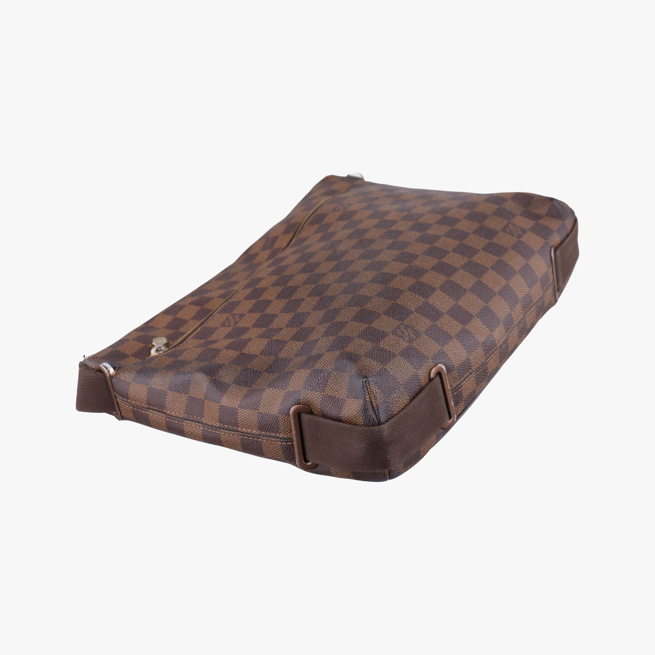Pre-owned Louis Vuitton BROOKLYN MM EBENE Damier Canvas N51211 shoulderbag | stylenewstar