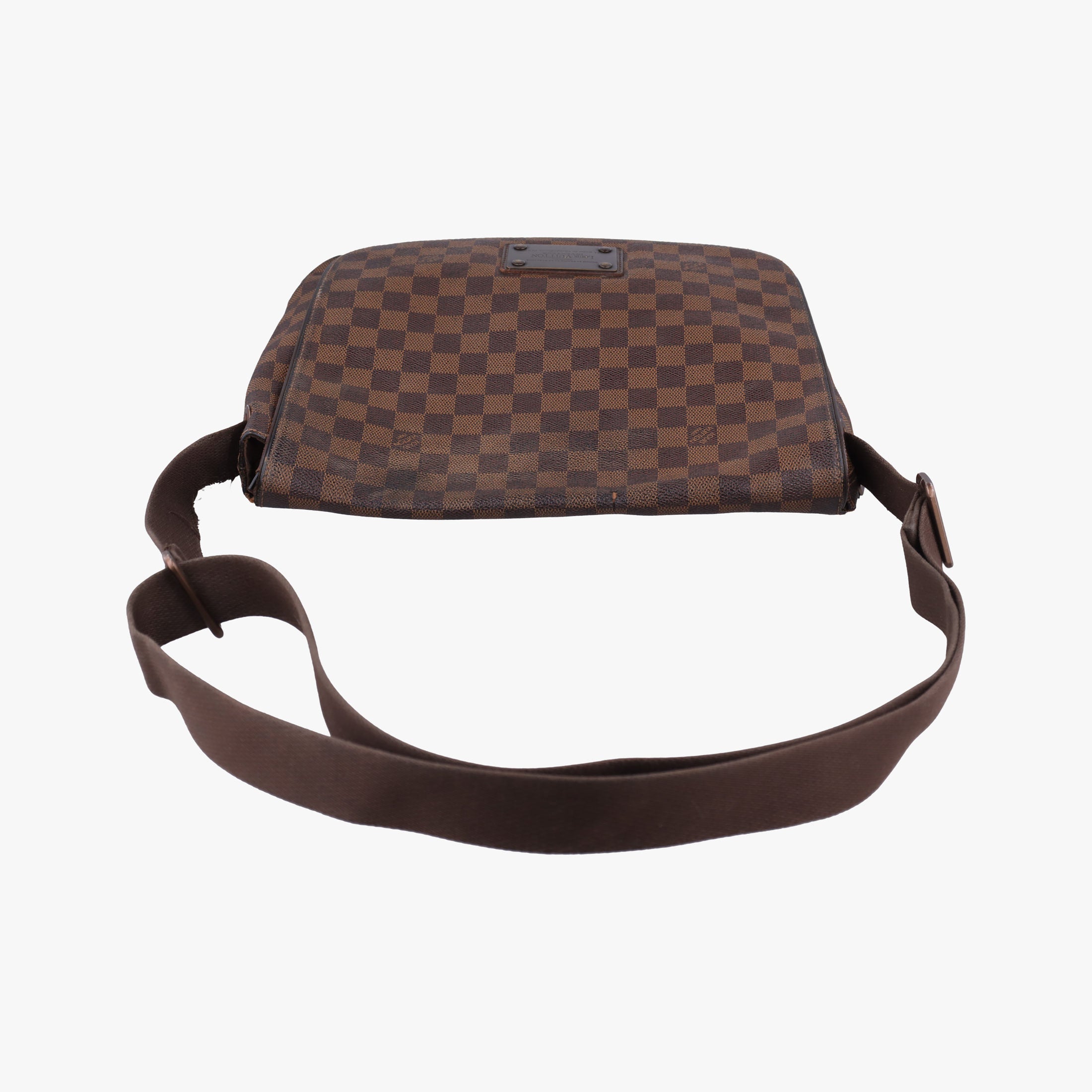 Pre-owned Louis Vuitton BROOKLYN MM EBENE Damier Canvas N51211 shoulderbag | stylenewstar