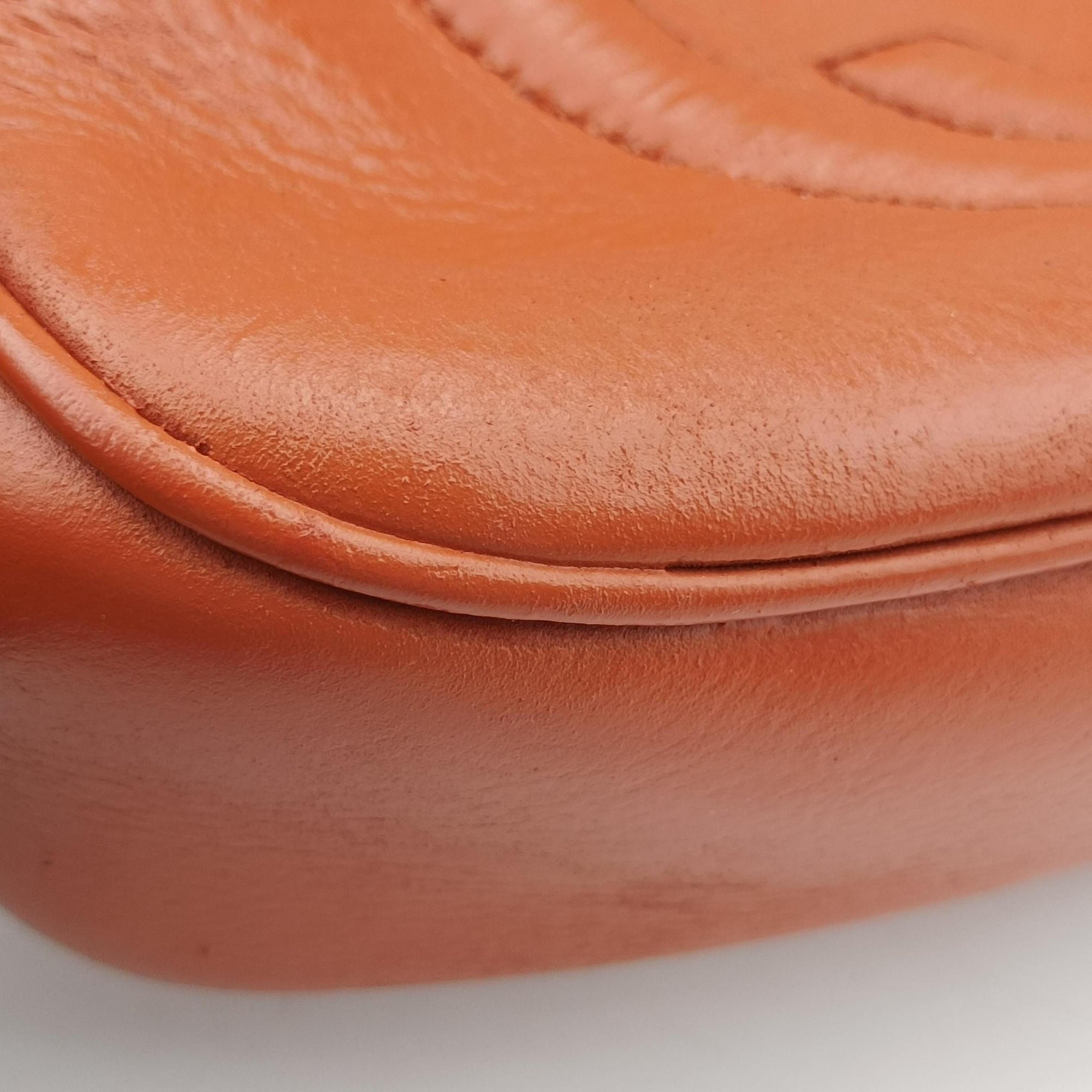 Secondhand Gucci Soho Orange Leather 308364 shoulderbag | stylenewstar