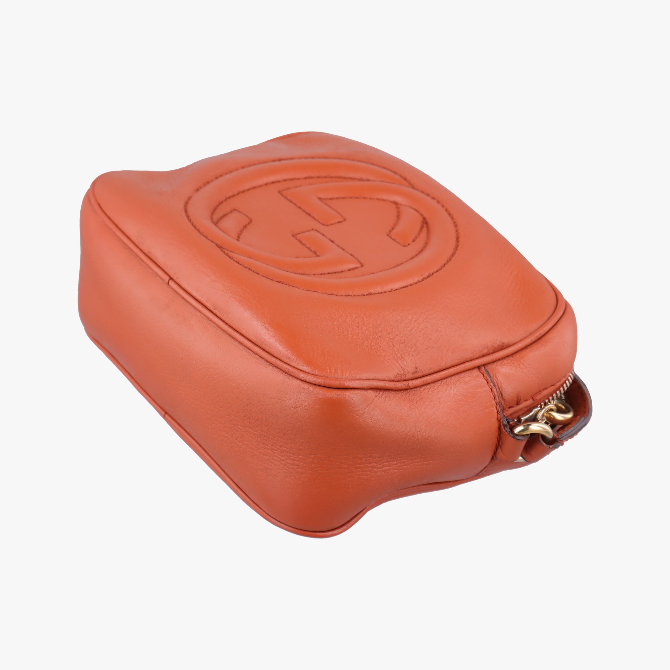 Secondhand Gucci Soho Orange Leather 308364 shoulderbag | stylenewstar