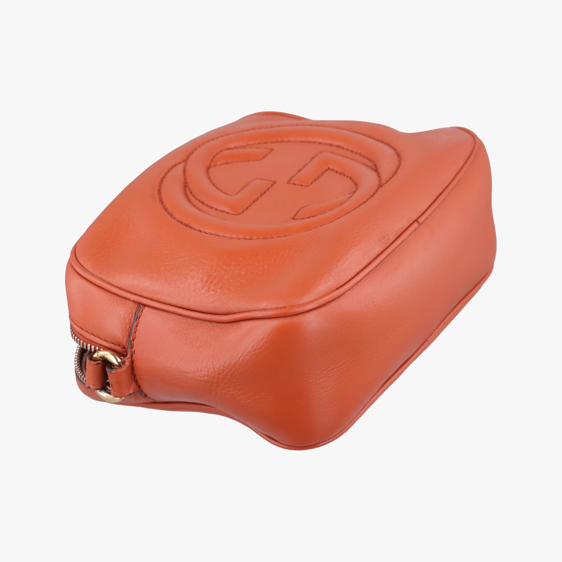 Secondhand Gucci Soho Orange Leather 308364 shoulderbag | stylenewstar
