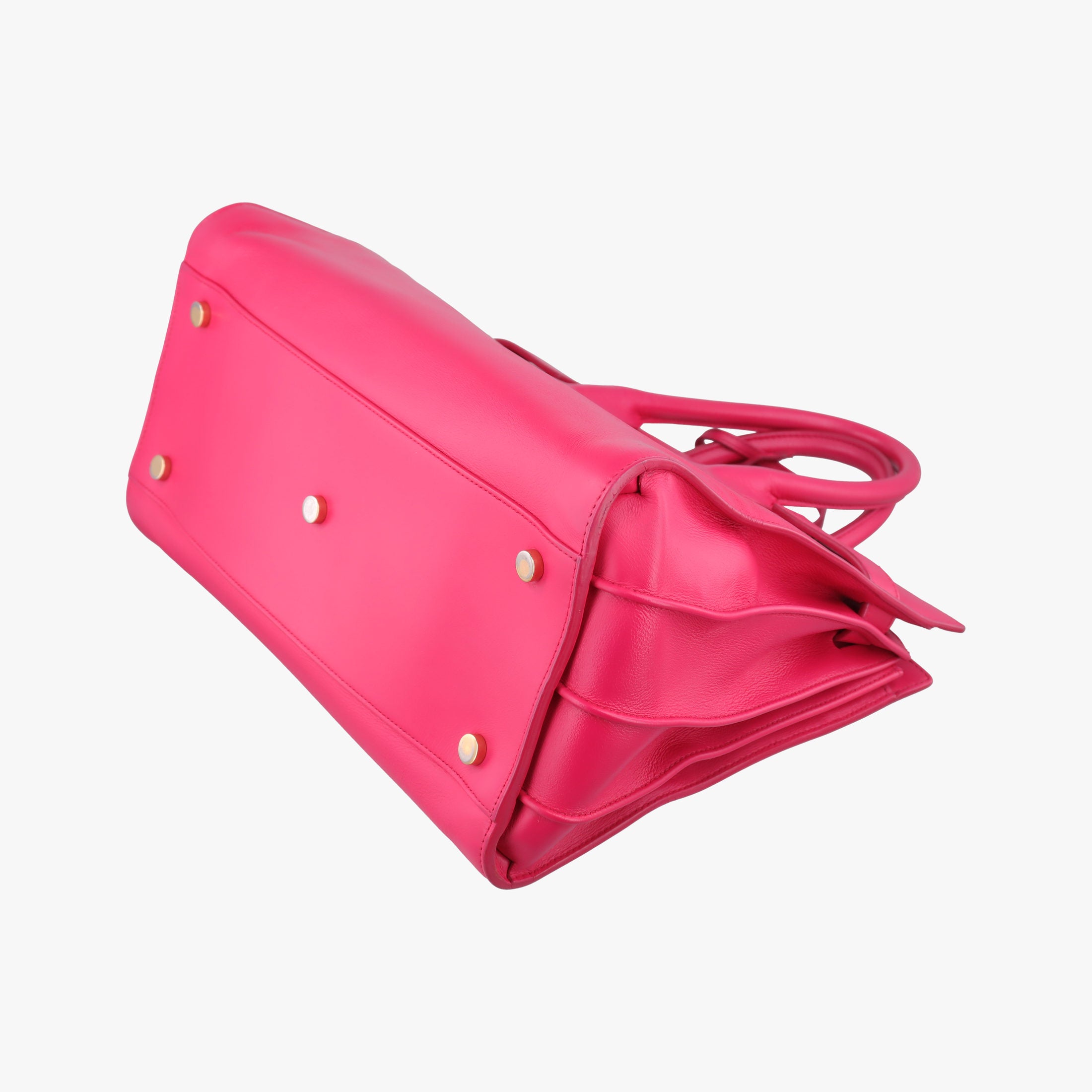 Vintage Yves Saint Laurent SAC DE JOUR Rose Leather 324823 handbag | stylenewstar