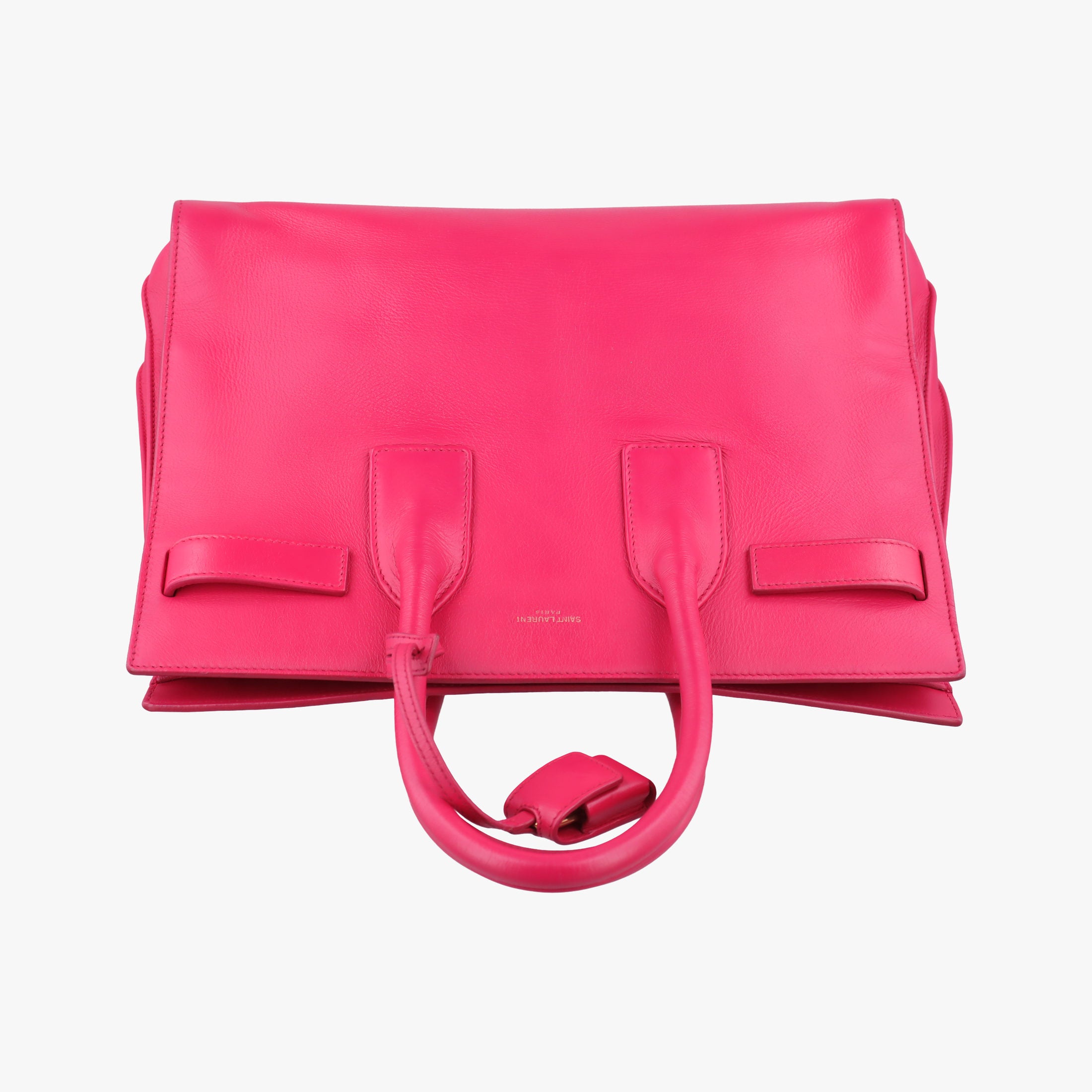 Vintage Yves Saint Laurent SAC DE JOUR Rose Leather 324823 handbag | stylenewstar