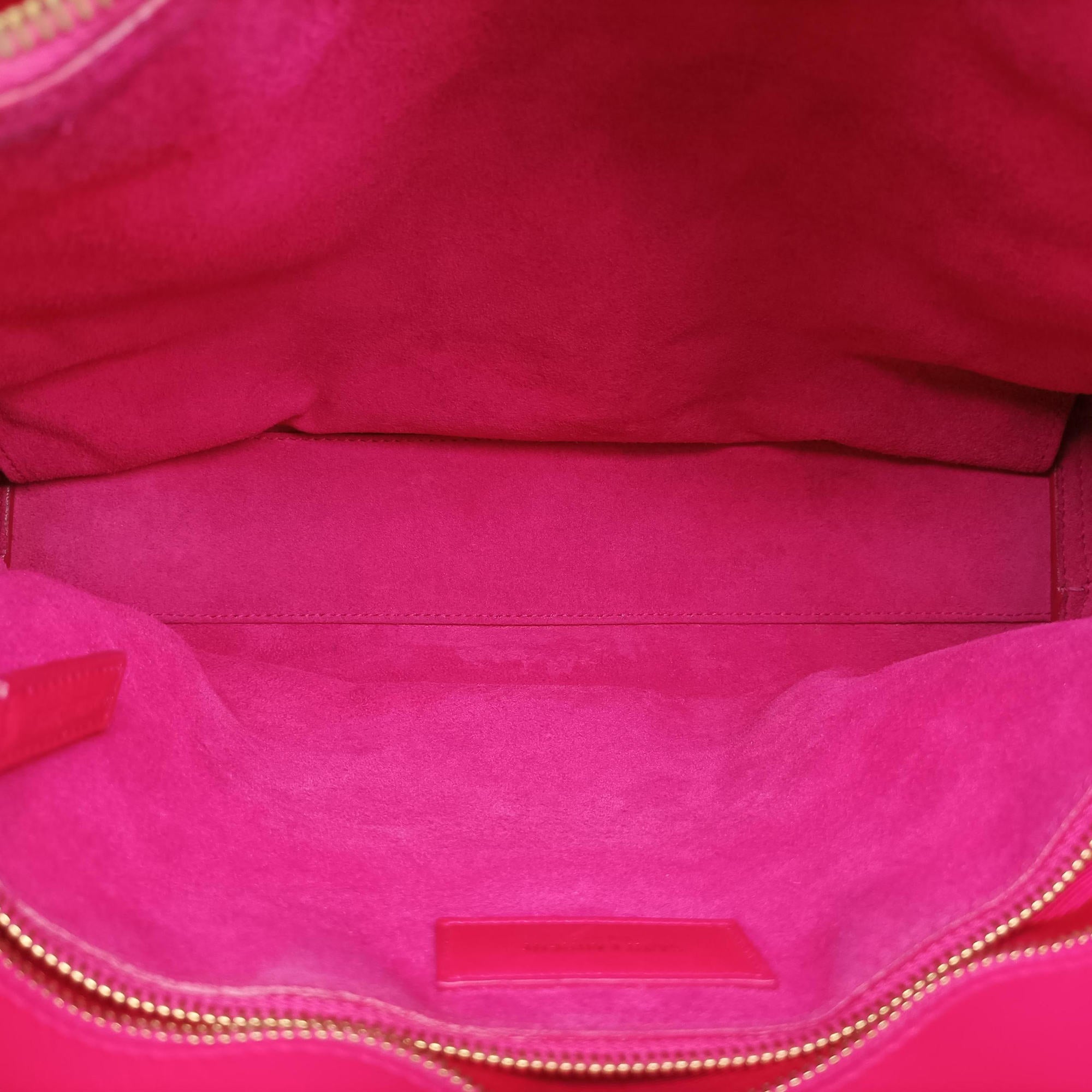 Vintage Yves Saint Laurent SAC DE JOUR Rose Leather 324823 handbag | stylenewstar