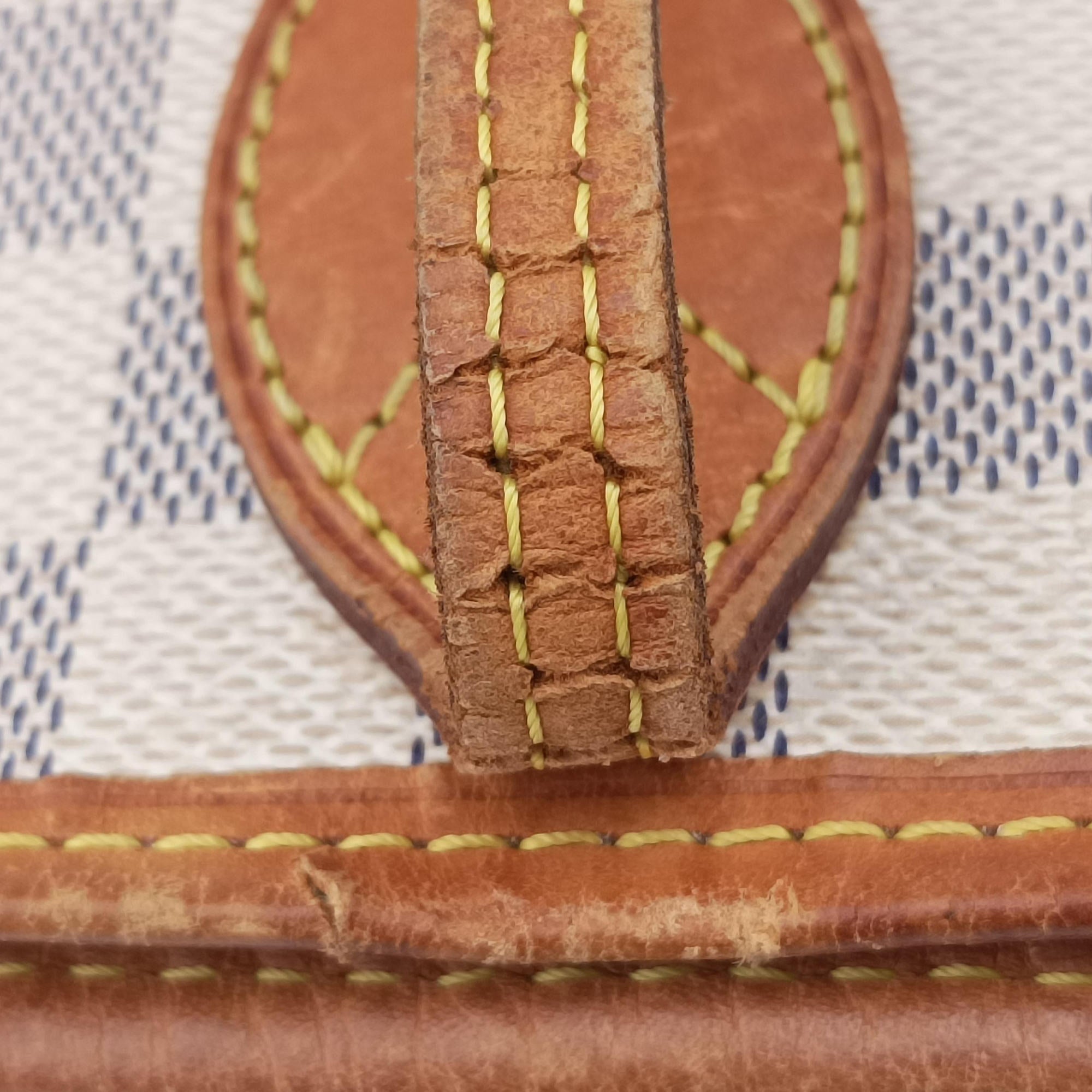 Pre-owned Louis Vuitton NEVERFULL MM Azur Damier Canvas N51107 shoulderbag | stylenewstar