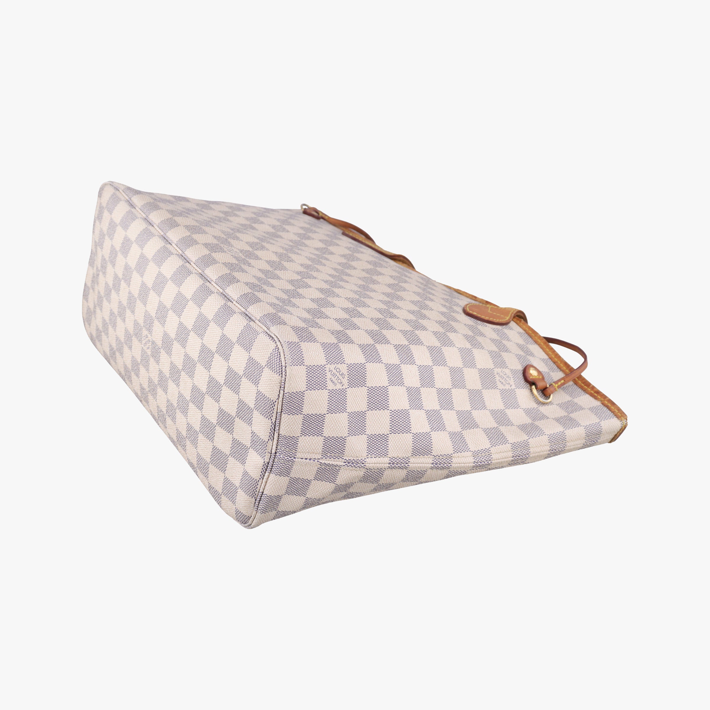 Pre-owned Louis Vuitton NEVERFULL MM Azur Damier Canvas N51107 shoulderbag | stylenewstar