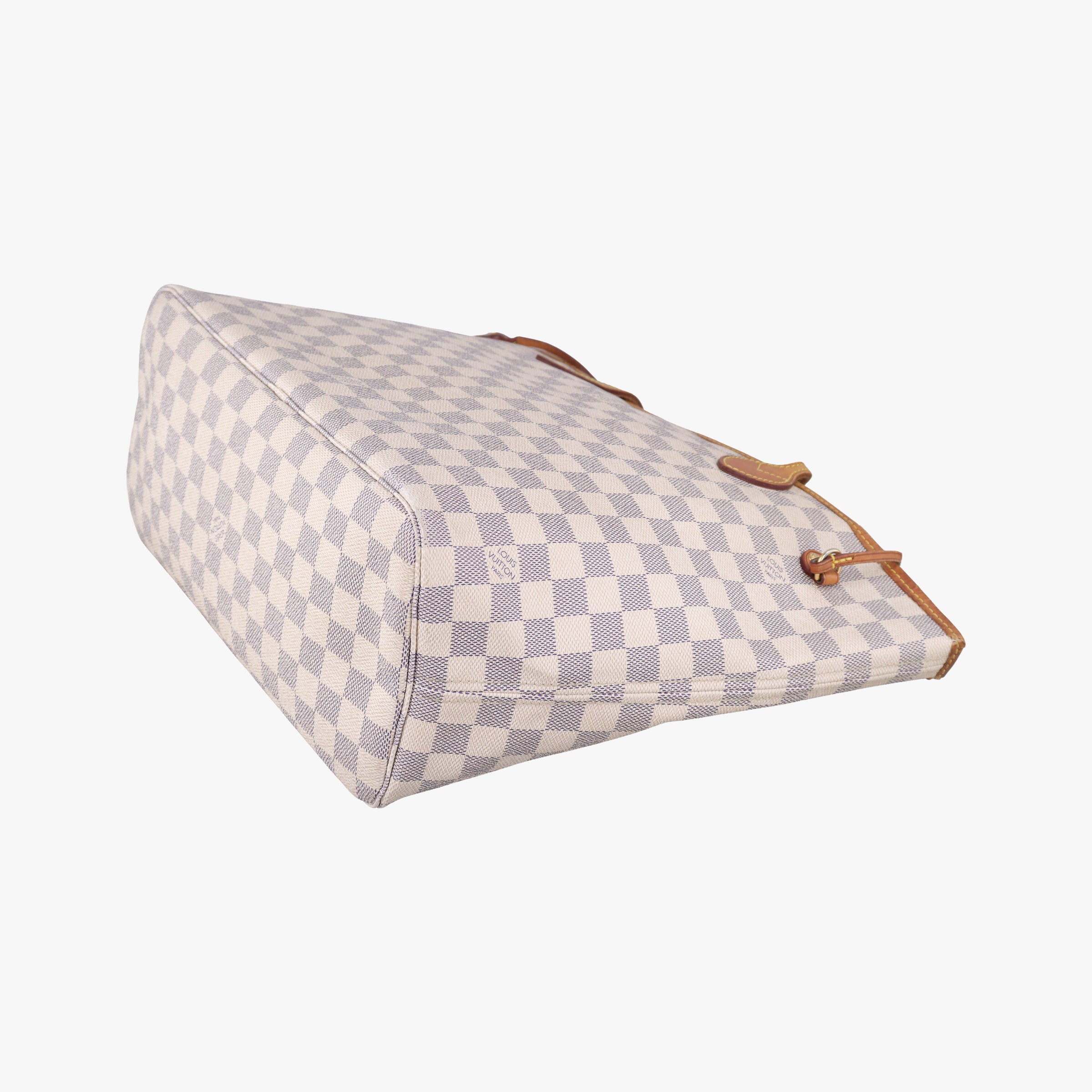 Pre-owned Louis Vuitton NEVERFULL MM Azur Damier Canvas N51107 shoulderbag | stylenewstar