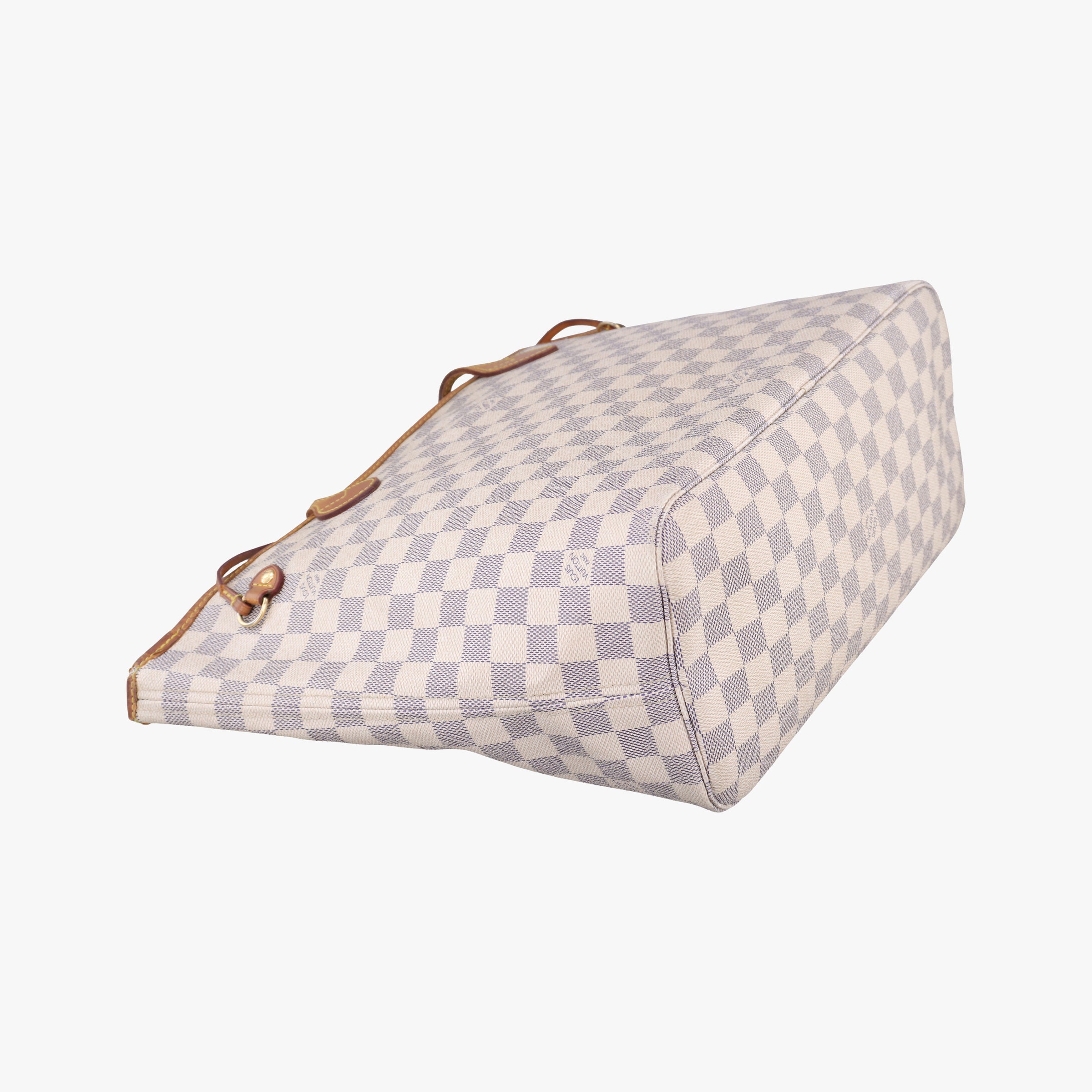 Pre-owned Louis Vuitton NEVERFULL MM Azur Damier Canvas N51107 shoulderbag | stylenewstar