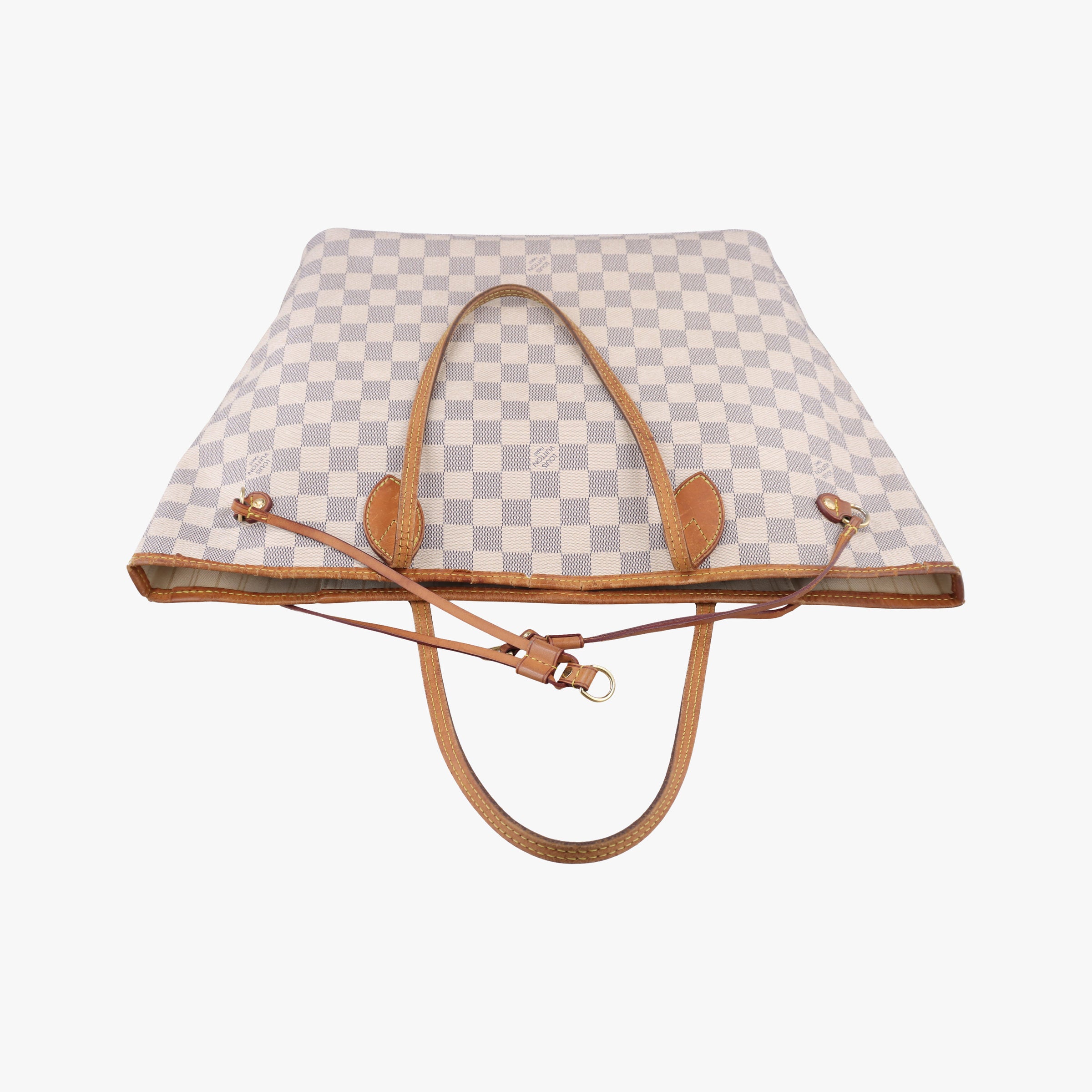 Pre-owned Louis Vuitton NEVERFULL MM Azur Damier Canvas N51107 shoulderbag | stylenewstar