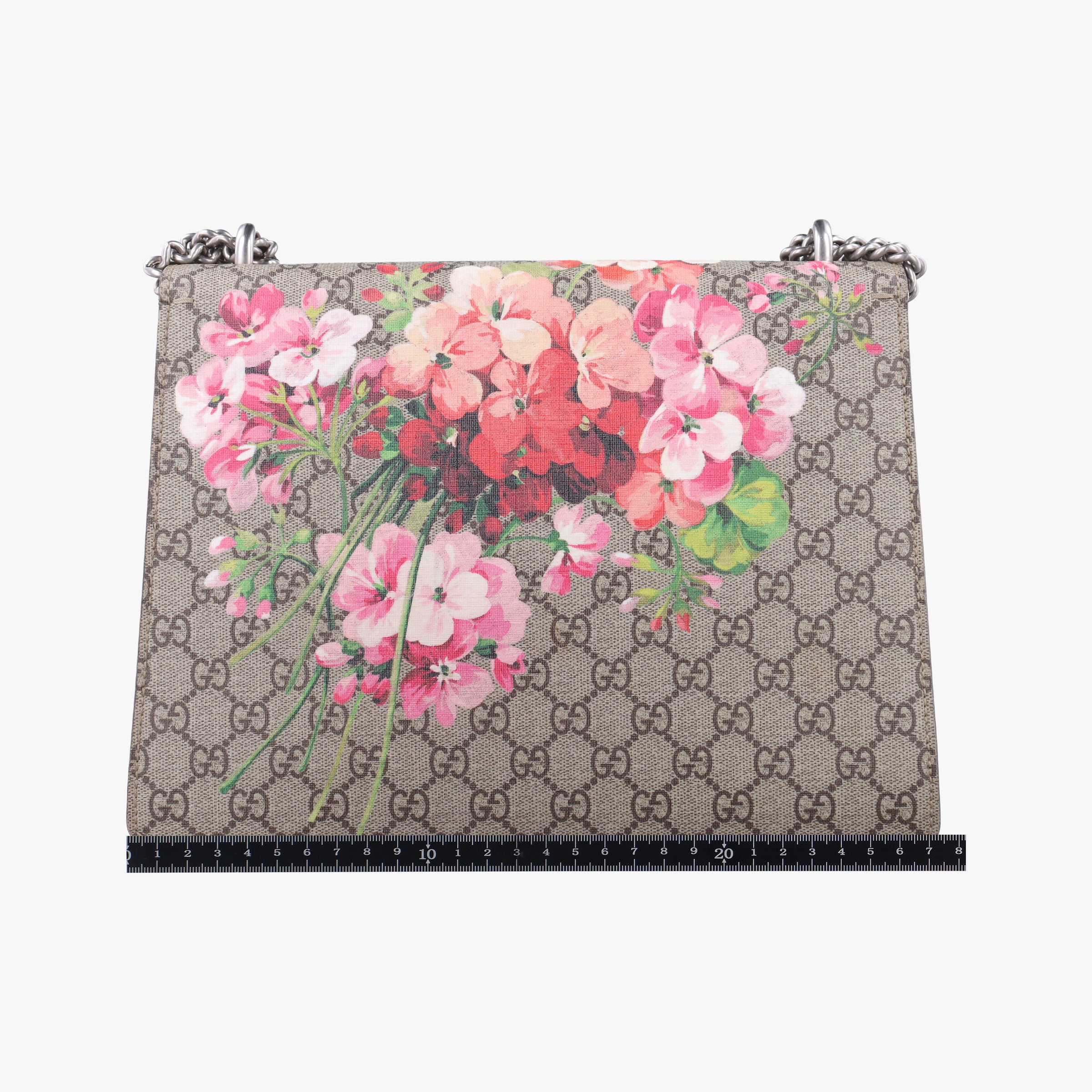 Pre-owned Gucci Dionysus beige×red×multi PVC coated canvas × suede 400235 shoulderbag | stylenewstar