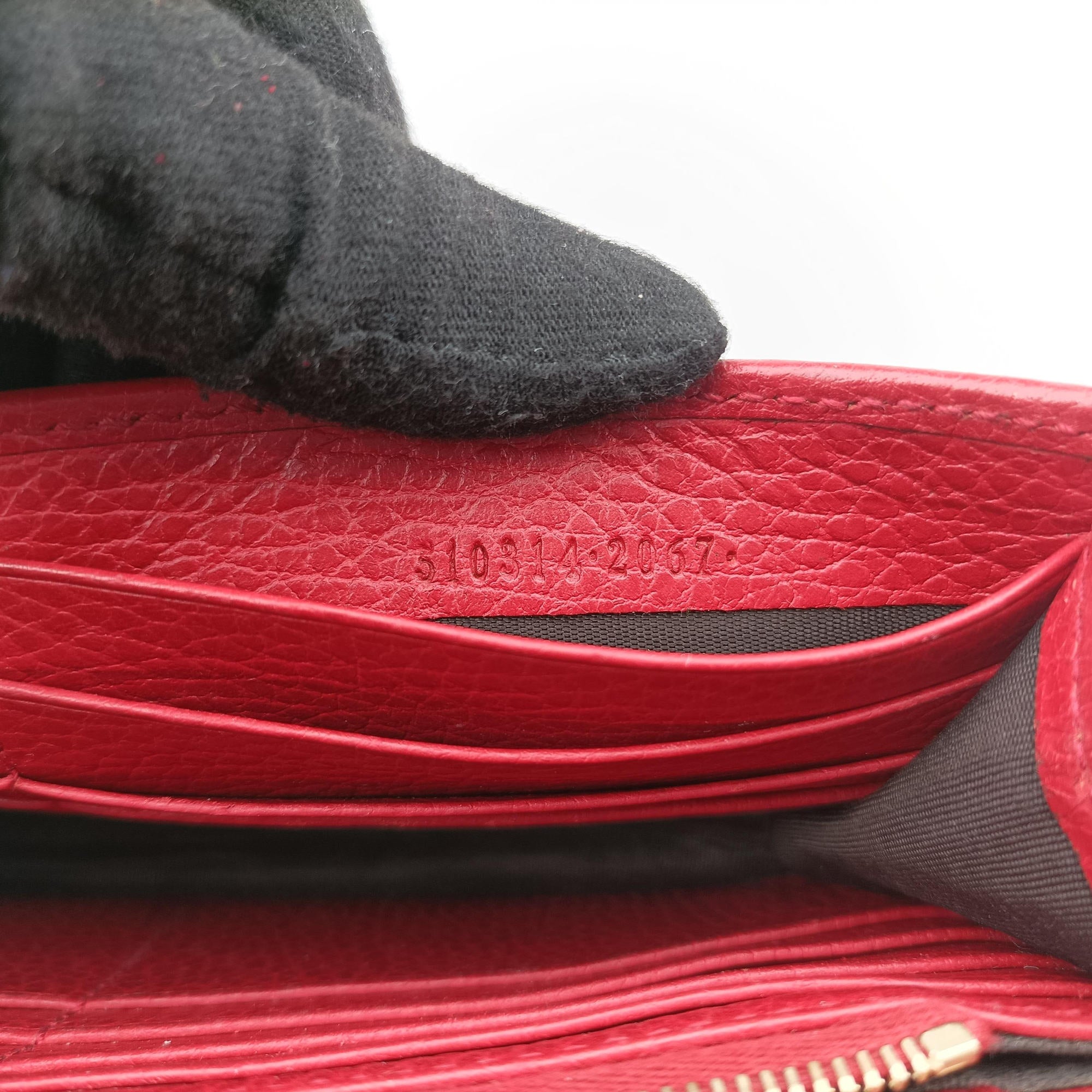 Pre-owned Gucci Interlocking G Red Leather 510314 shoulderbag | stylenewstar