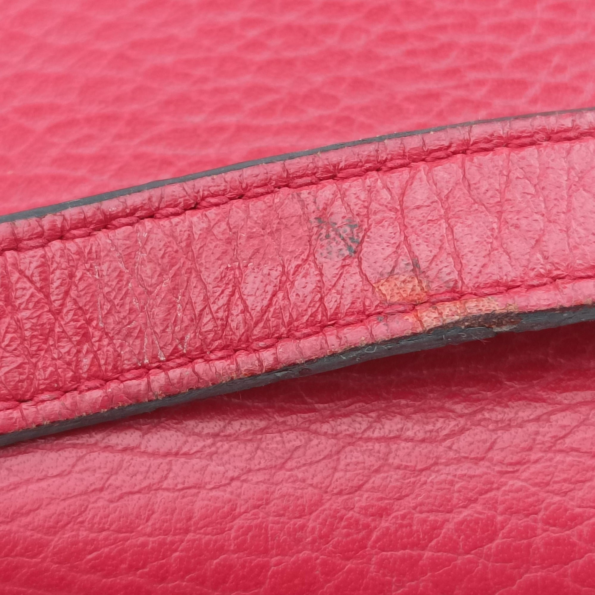Pre-owned Gucci Interlocking G Red Leather 510314 shoulderbag | stylenewstar