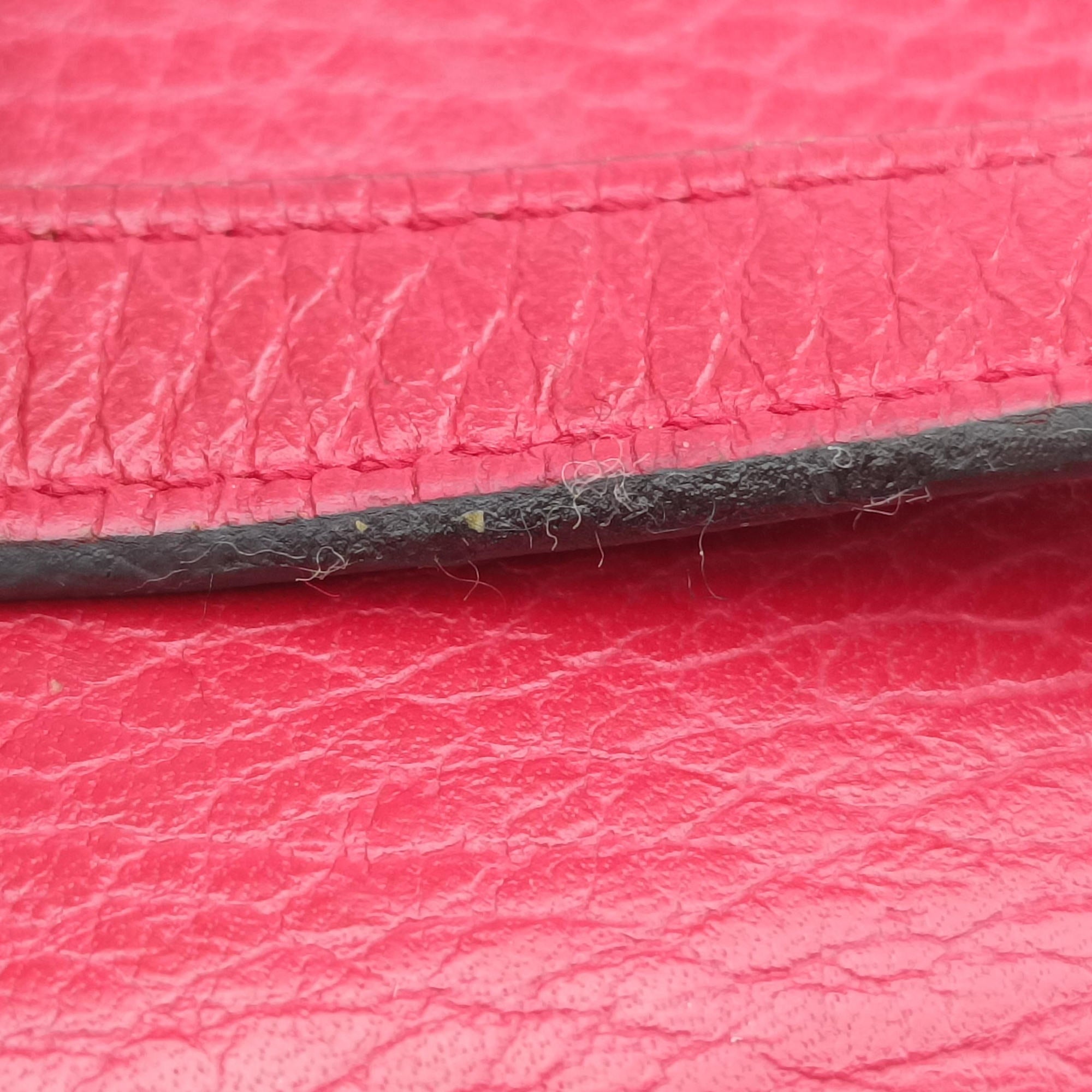 Pre-owned Gucci Interlocking G Red Leather 510314 shoulderbag | stylenewstar