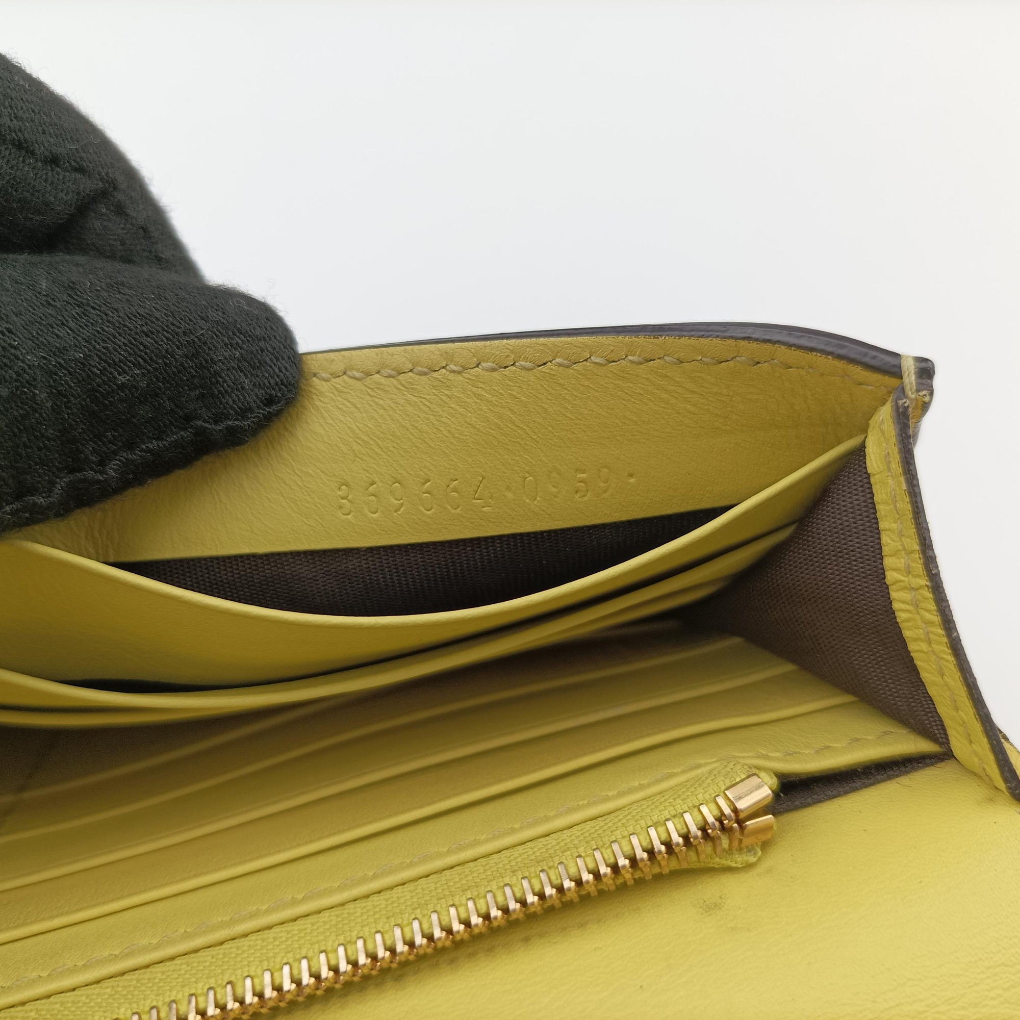 Secondhand Gucci Interlocking G Yellow Leather 369664 shoulderbag | stylenewstar