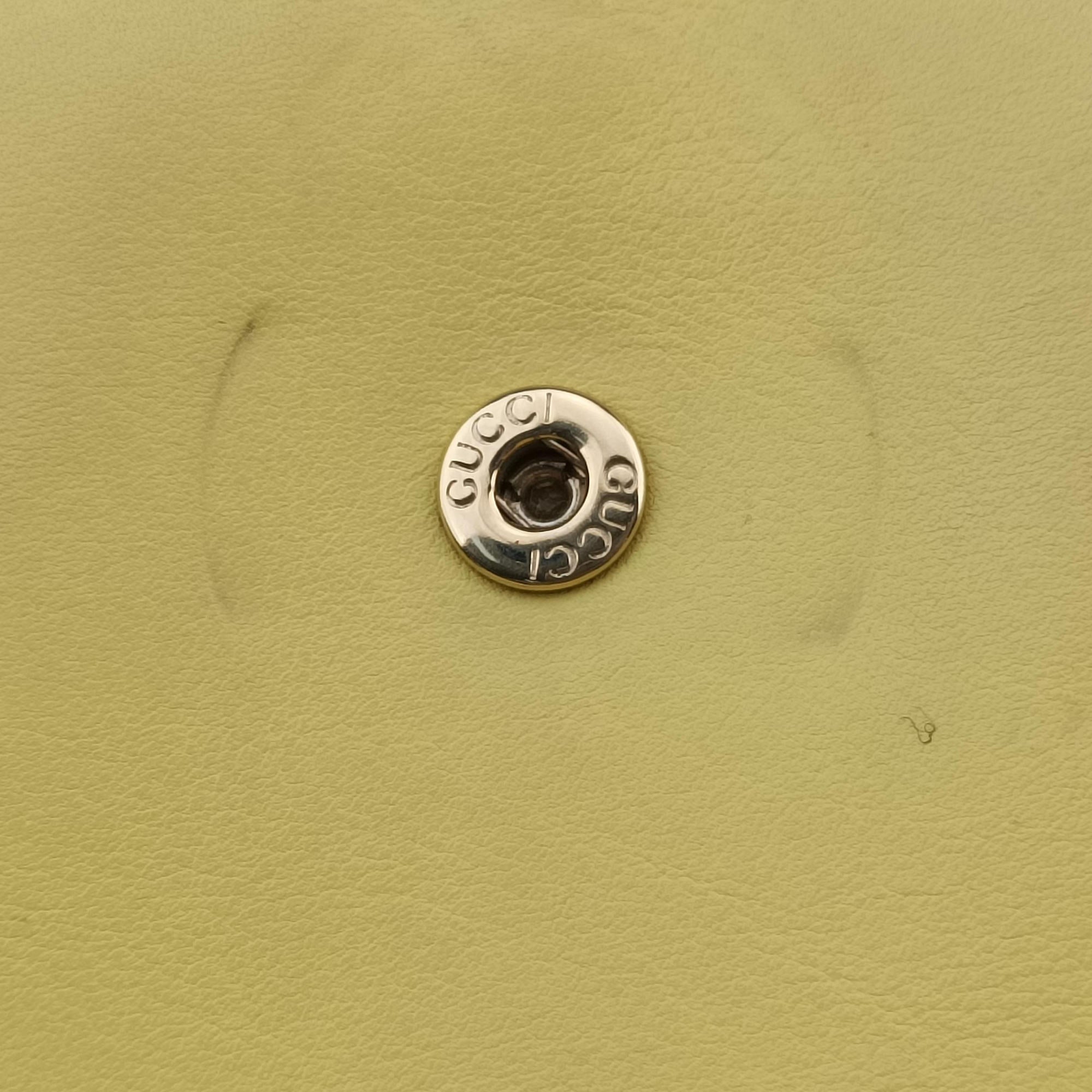 Secondhand Gucci Interlocking G Yellow Leather 369664 shoulderbag | stylenewstar