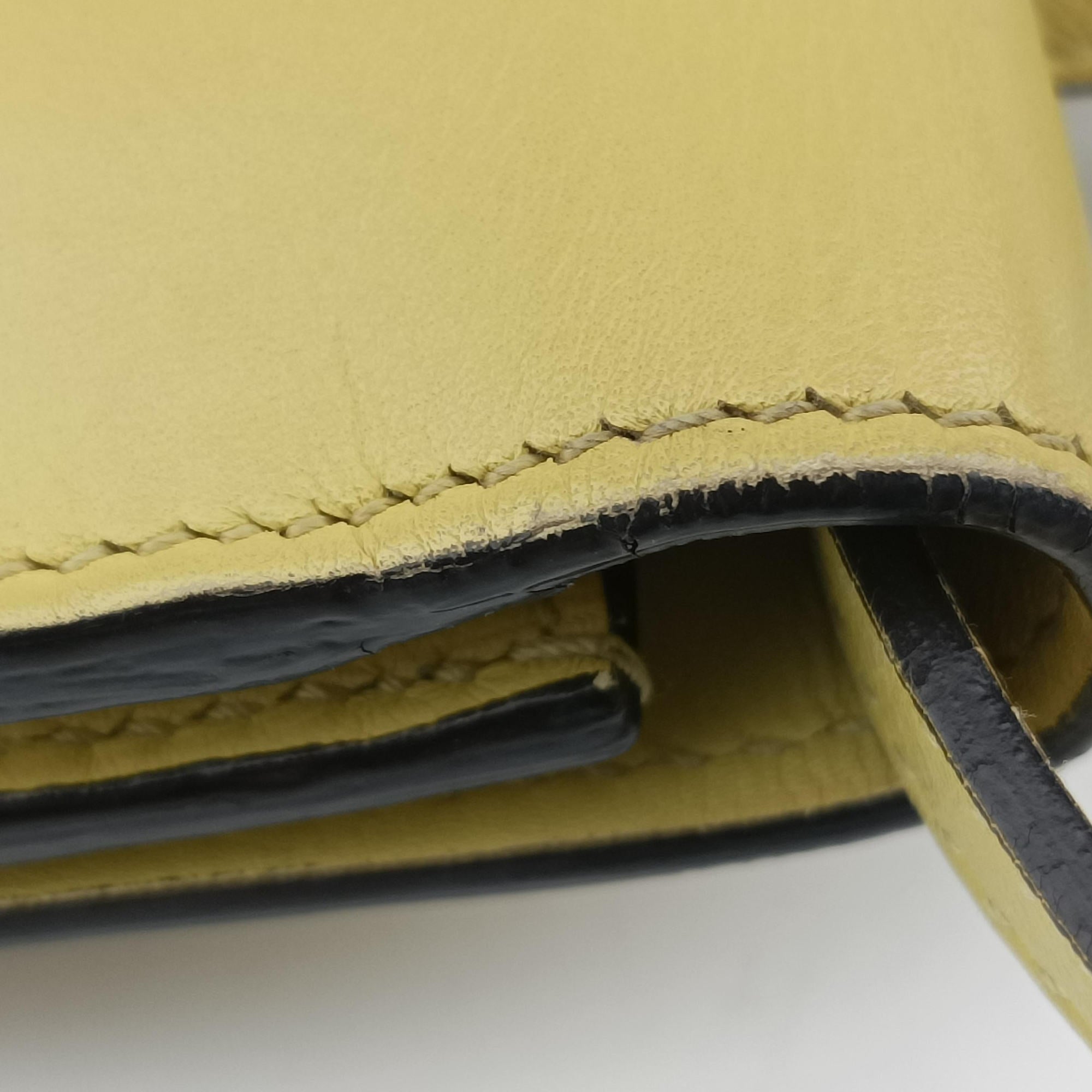 Secondhand Gucci Interlocking G Yellow Leather 369664 shoulderbag | stylenewstar