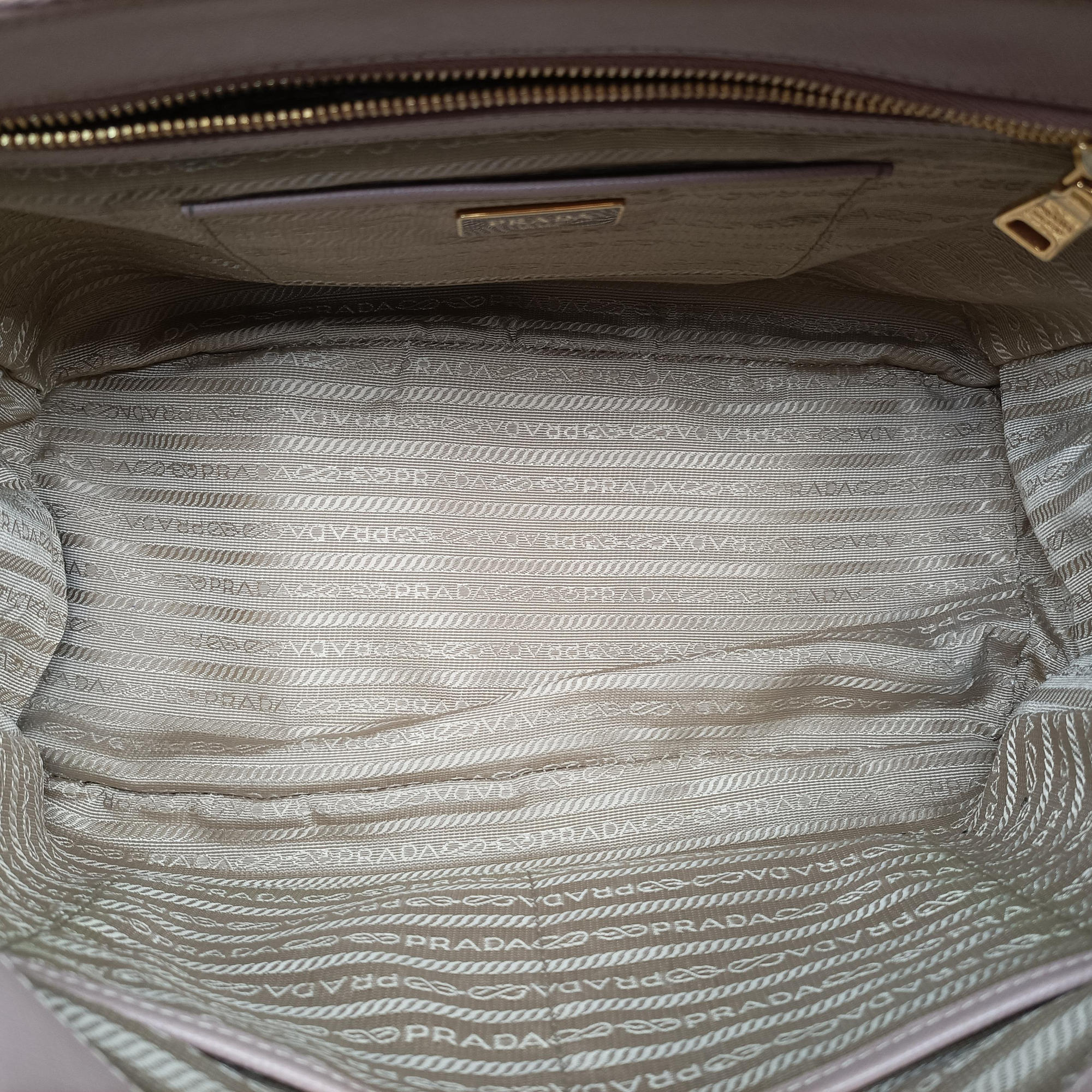 Pre-owned Prada Galleria Pink SAFFIANO Leather BN1786 shoulderbag | stylenewstar