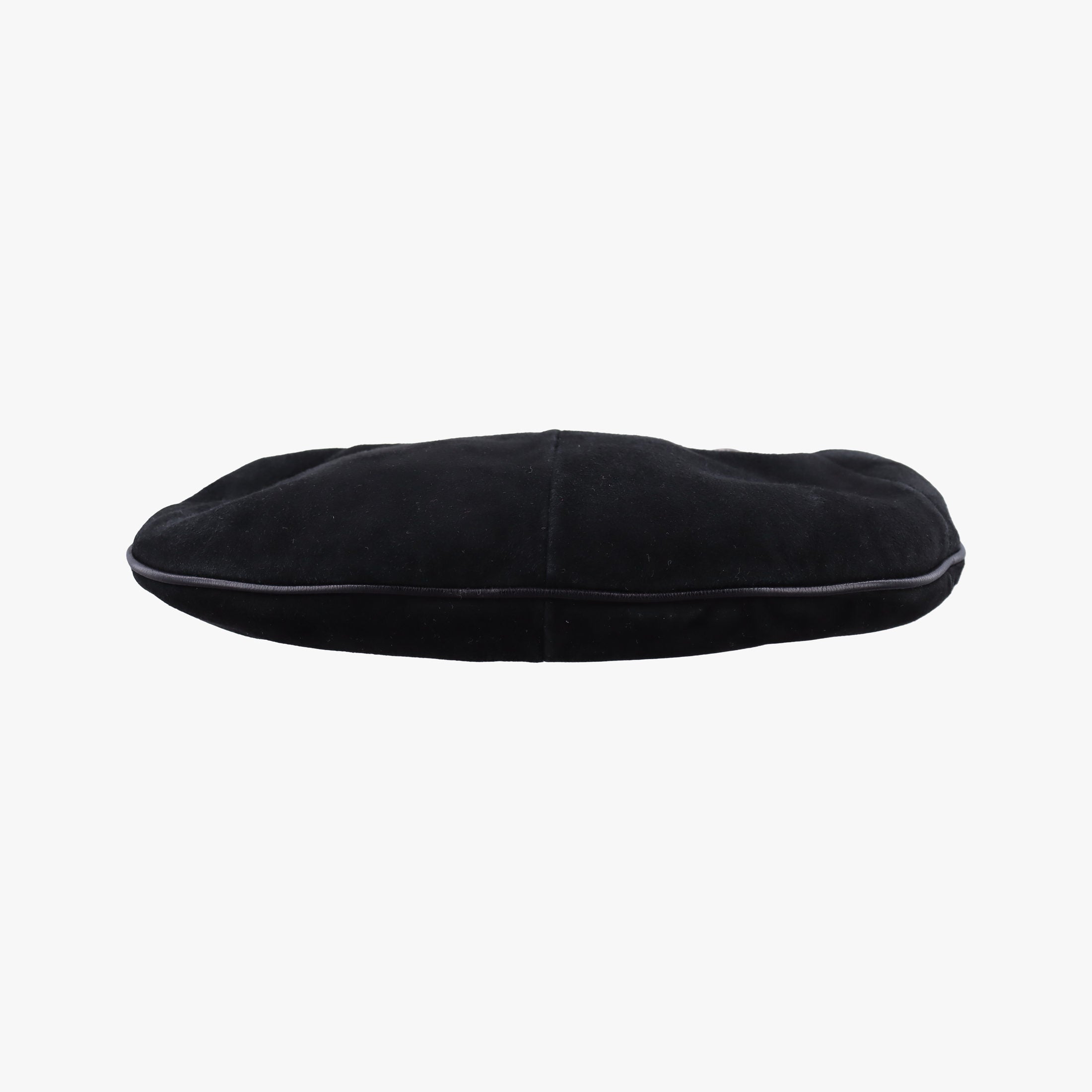 Pre-owned Yves Saint Laurent Mombasa Black Suede 104938 handbag | stylenewstar