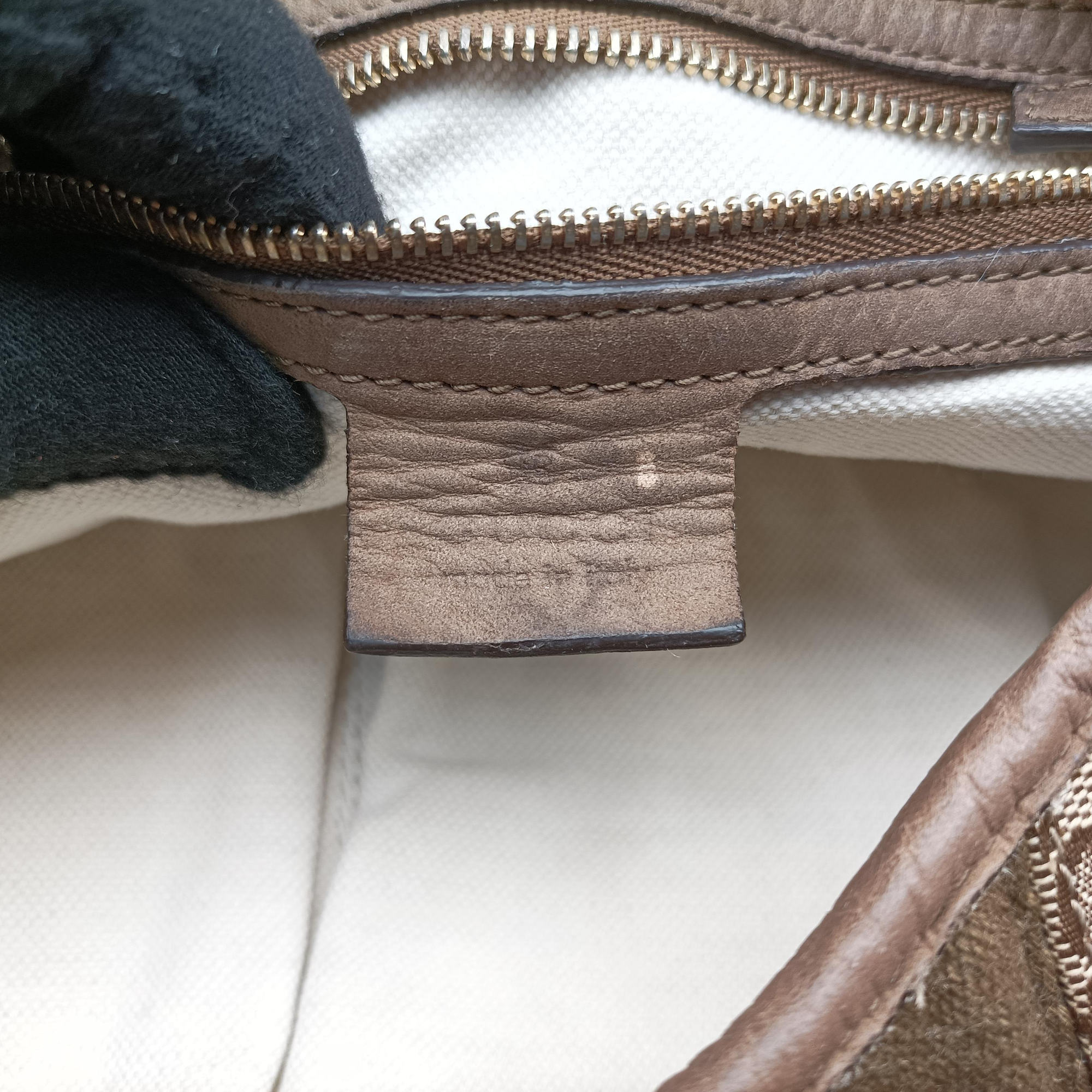 Pre-owned Gucci New Jackie Brown fabric 277520 shoulderbag | stylenewstar