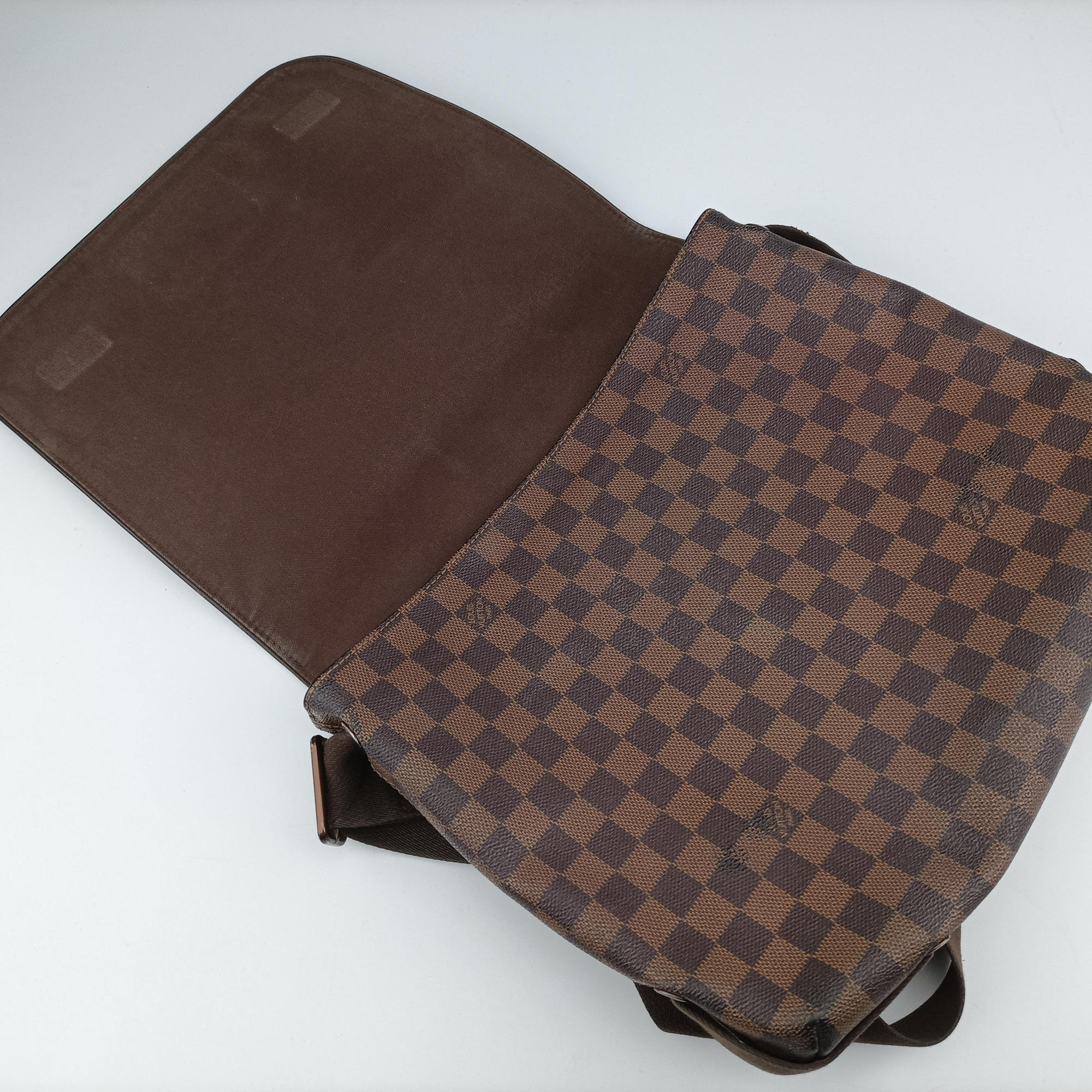 Pre-owned Louis Vuitton BROOKLYN GM EBENE Damier Canvas N51211 shoulderbag | stylenewstar