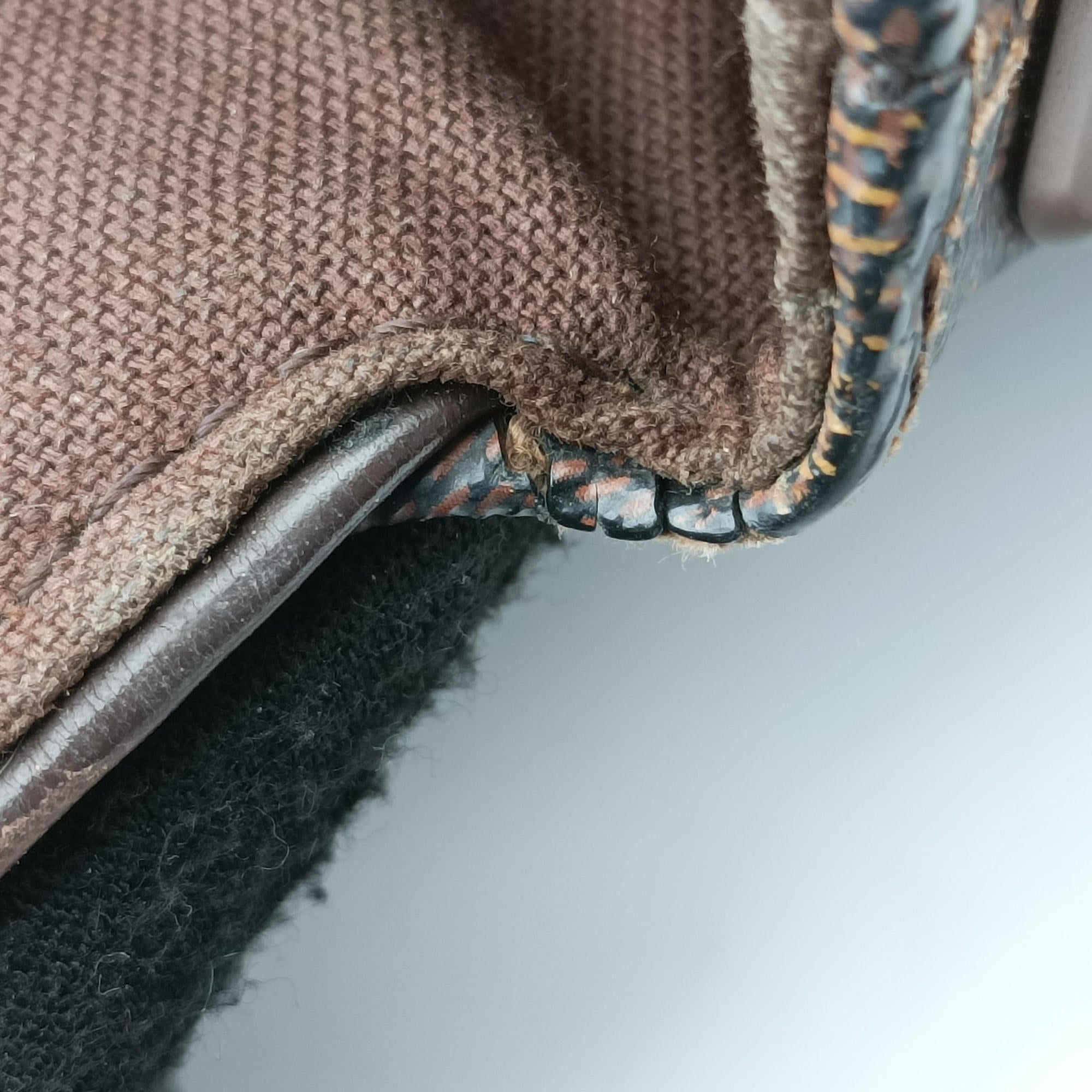 Pre-owned Louis Vuitton BROOKLYN GM EBENE Damier Canvas N51211 shoulderbag | stylenewstar