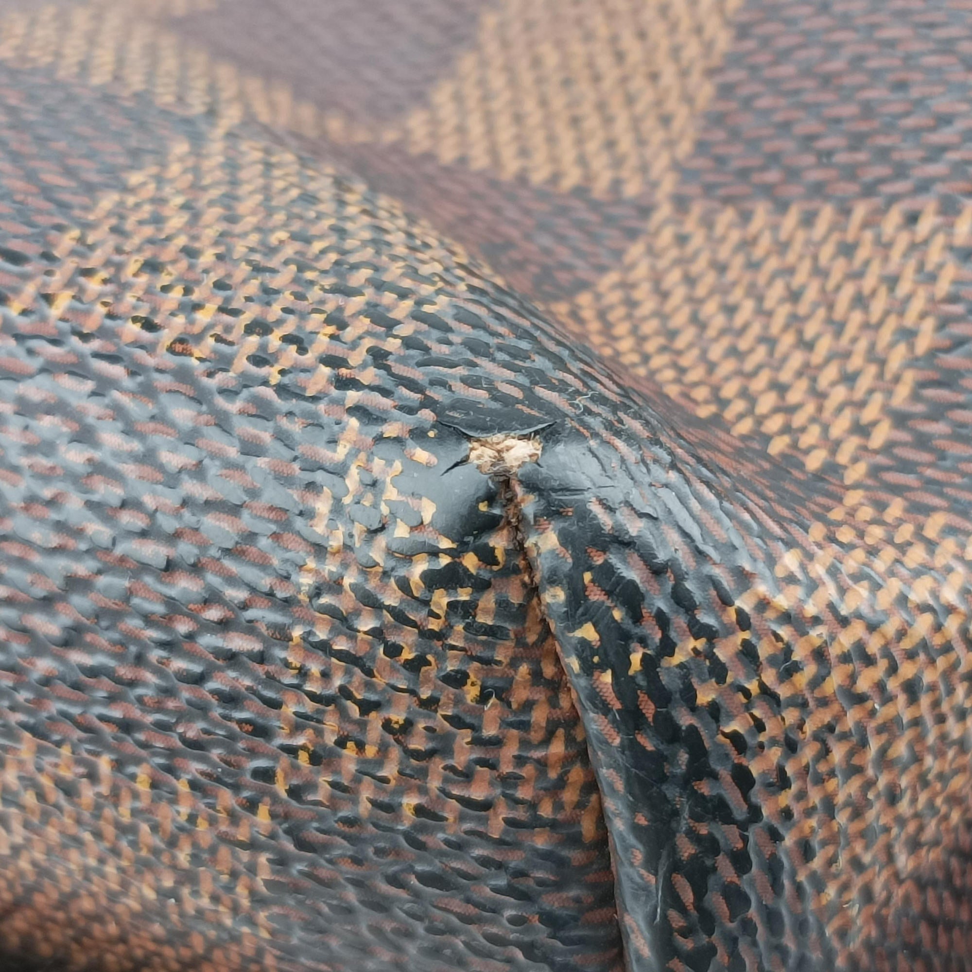 Pre-owned Louis Vuitton BROOKLYN GM EBENE Damier Canvas N51211 shoulderbag | stylenewstar