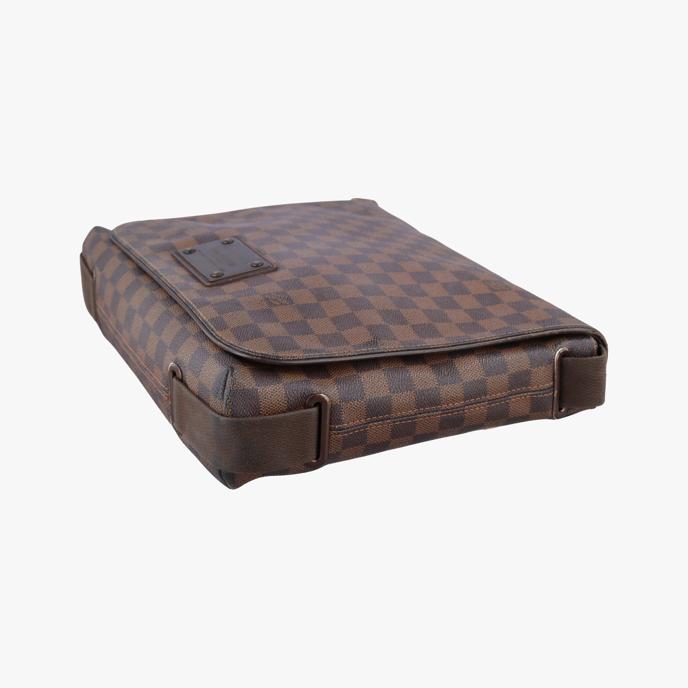 Pre-owned Louis Vuitton BROOKLYN GM EBENE Damier Canvas N51211 shoulderbag | stylenewstar