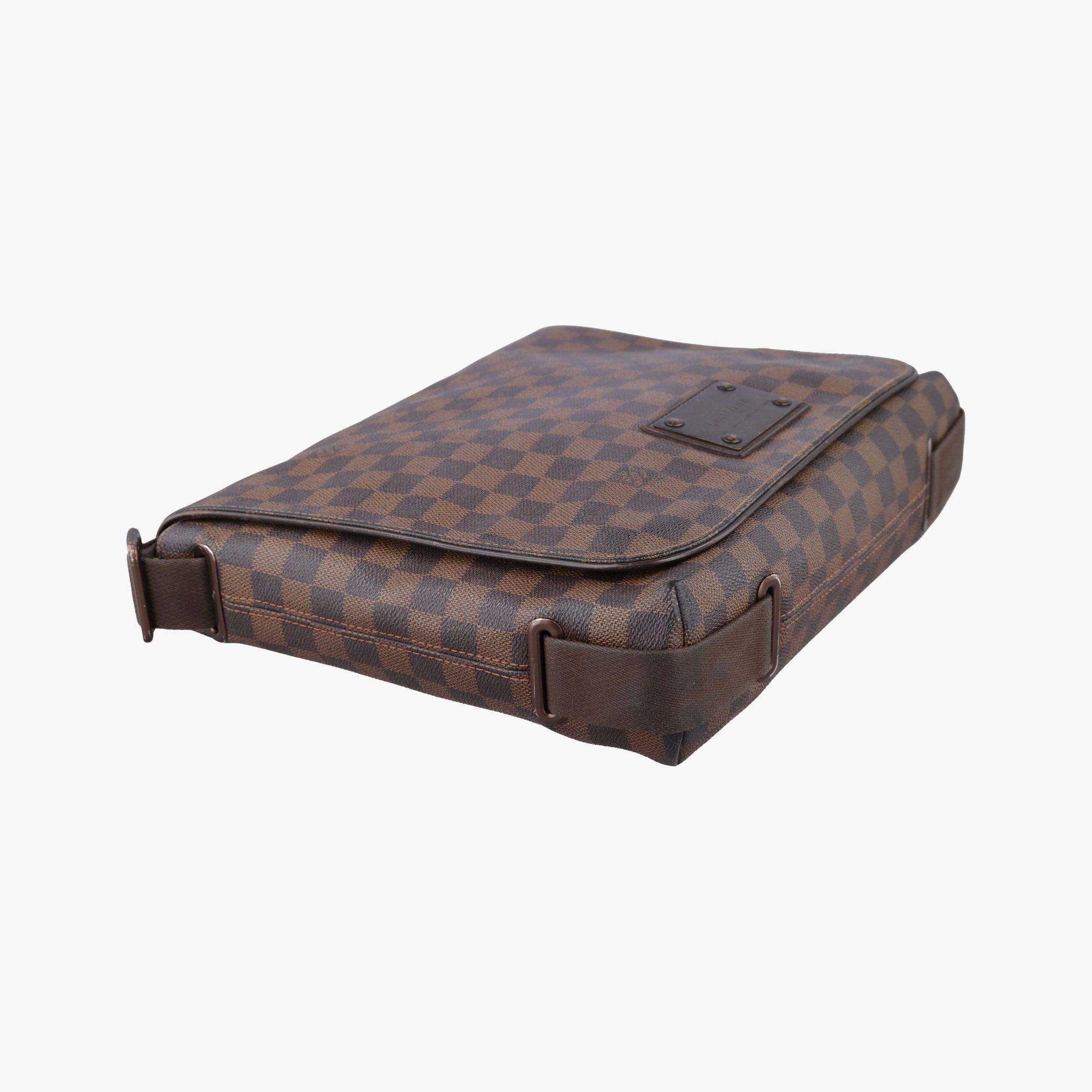 Pre-owned Louis Vuitton BROOKLYN GM EBENE Damier Canvas N51211 shoulderbag | stylenewstar