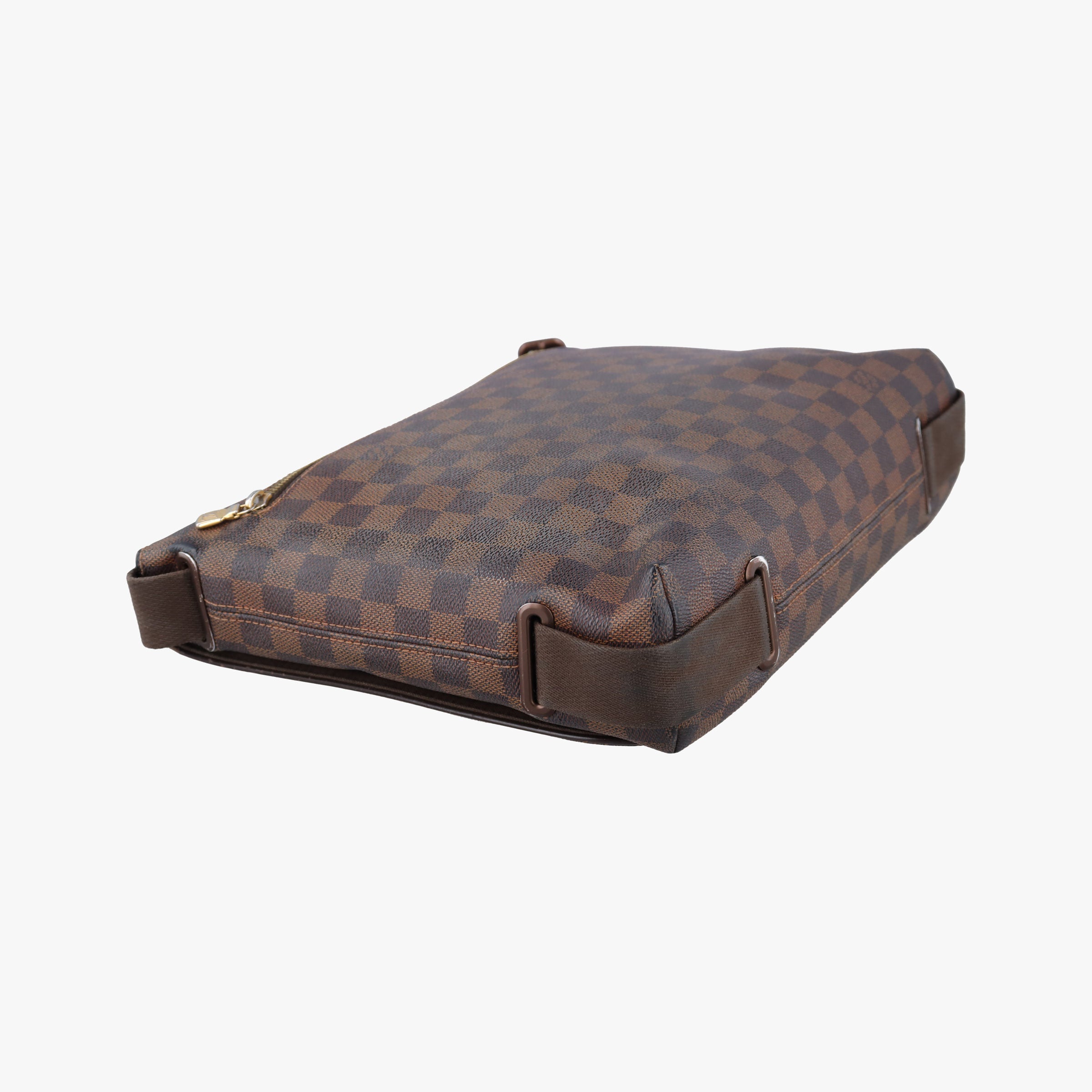 Pre-owned Louis Vuitton BROOKLYN GM EBENE Damier Canvas N51211 shoulderbag | stylenewstar