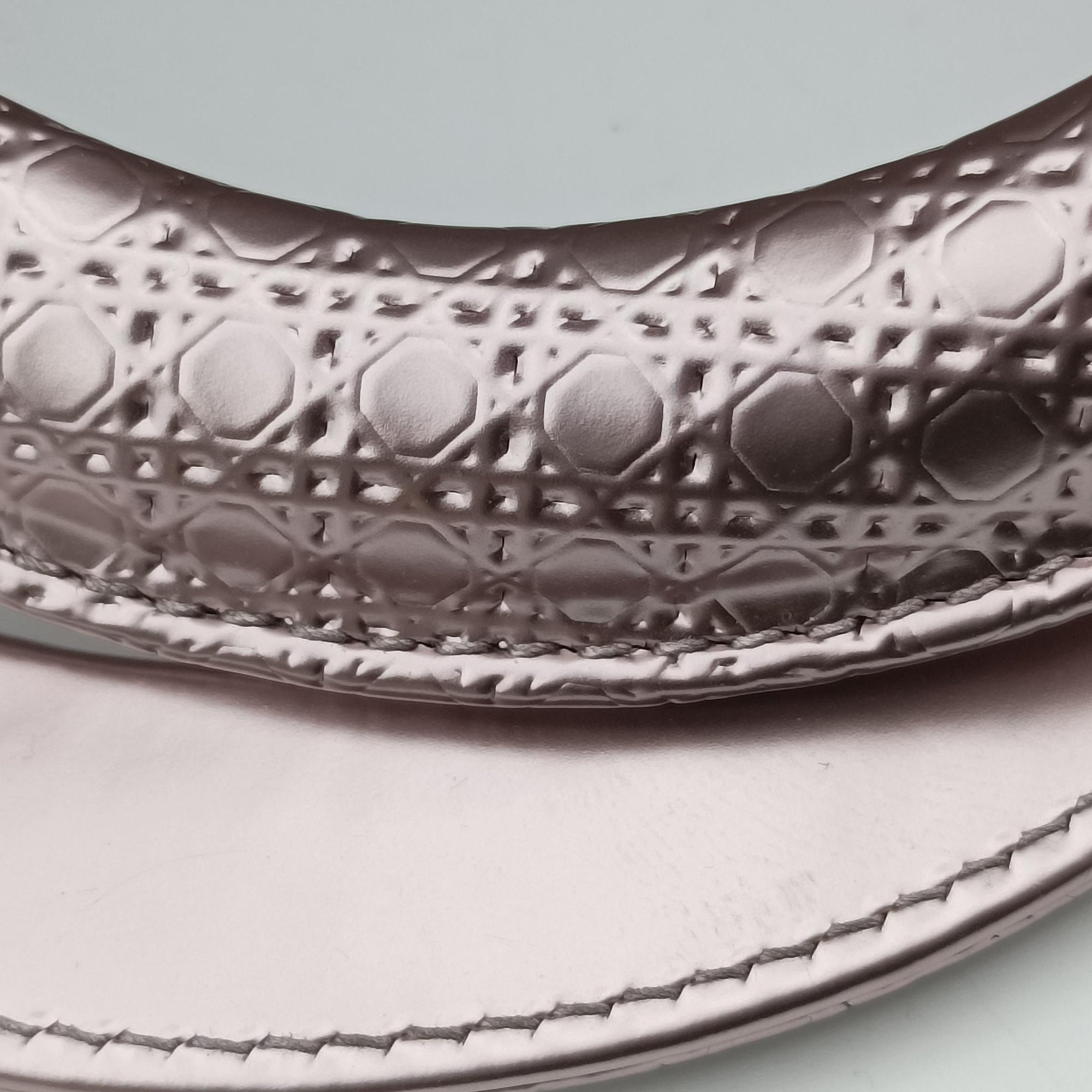Secondhand Christian Dior Lady Dior Pink Patent  handbag | stylenewstar