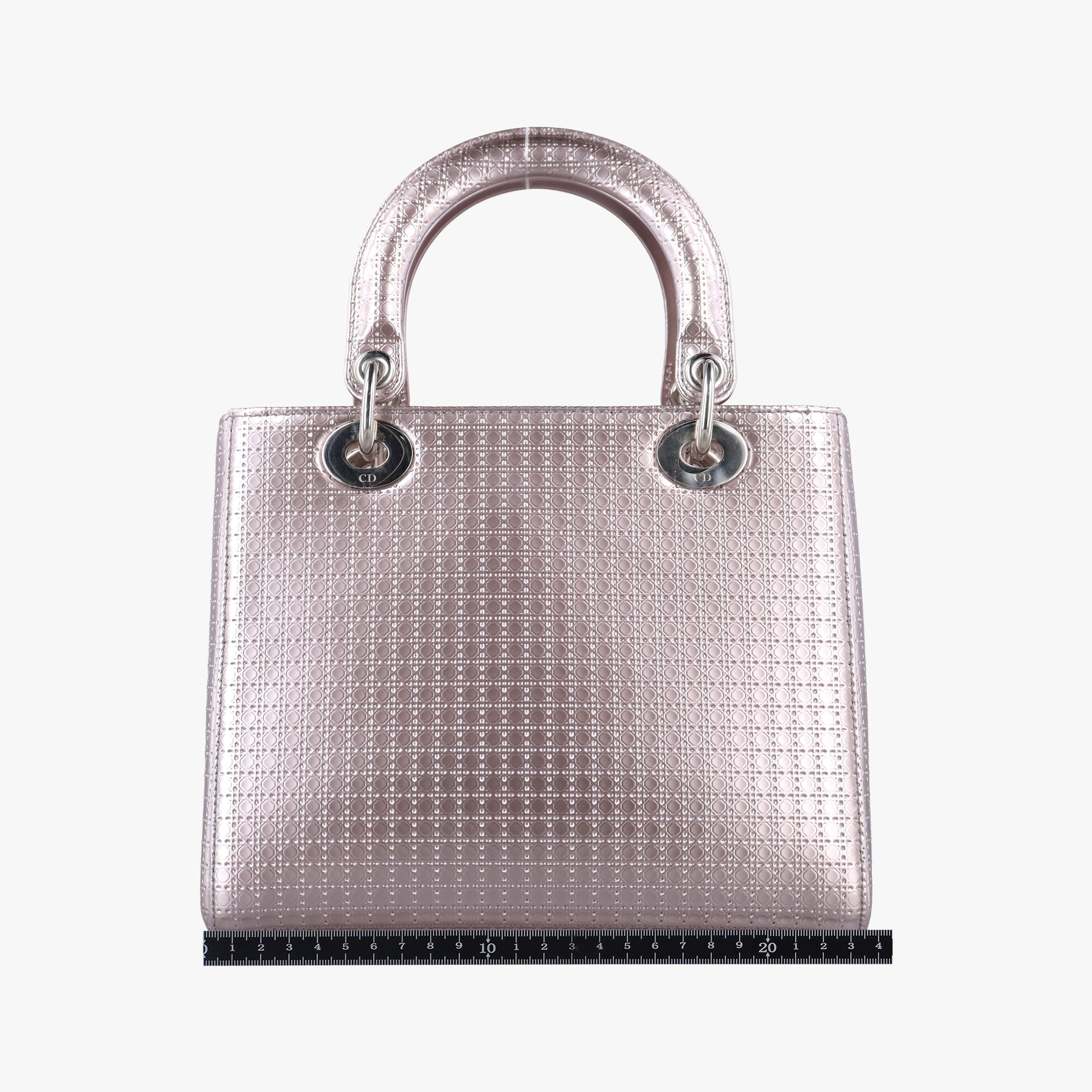Secondhand Christian Dior Lady Dior Pink Patent  handbag | stylenewstar