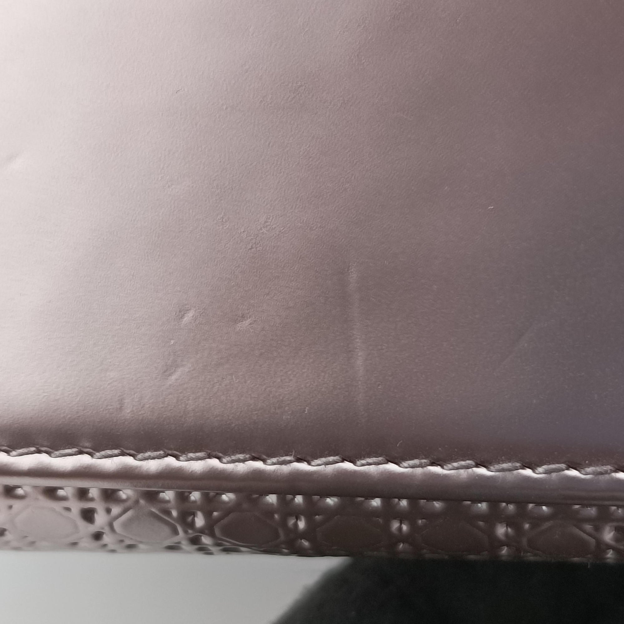 Secondhand Christian Dior Lady Dior Pink Patent  handbag | stylenewstar
