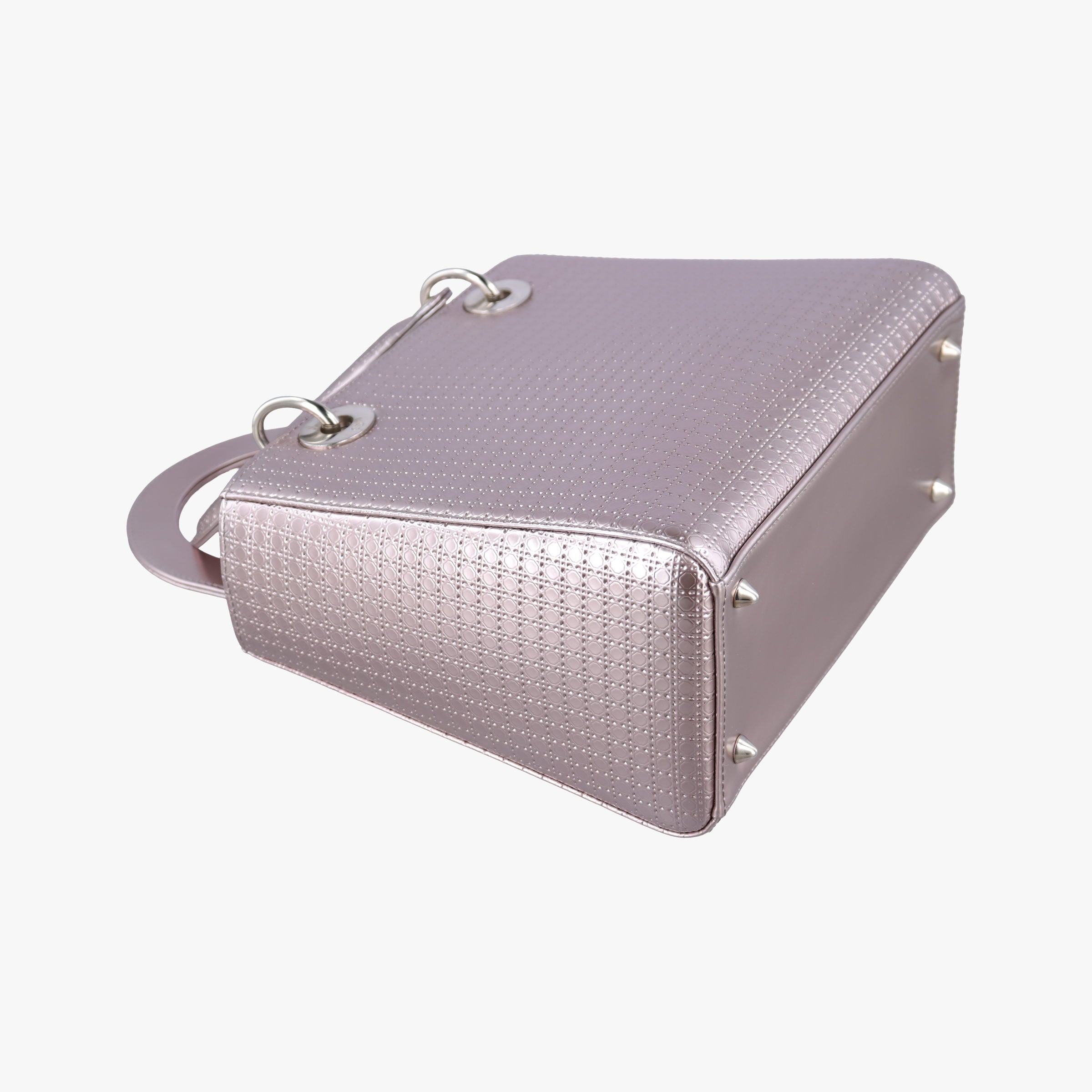 Secondhand Christian Dior Lady Dior Pink Patent  handbag | stylenewstar