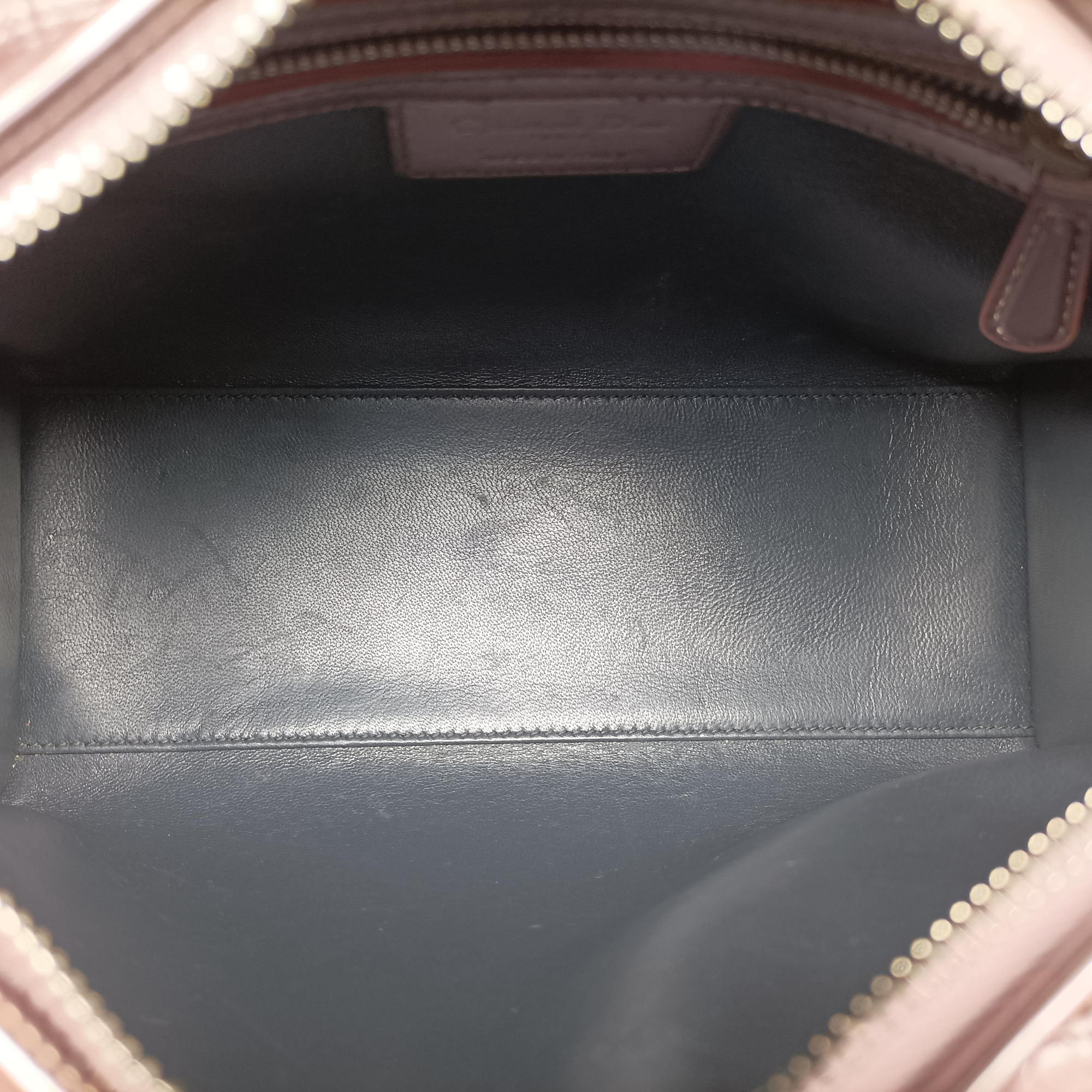 Secondhand Christian Dior Lady Dior Pink Patent  handbag | stylenewstar