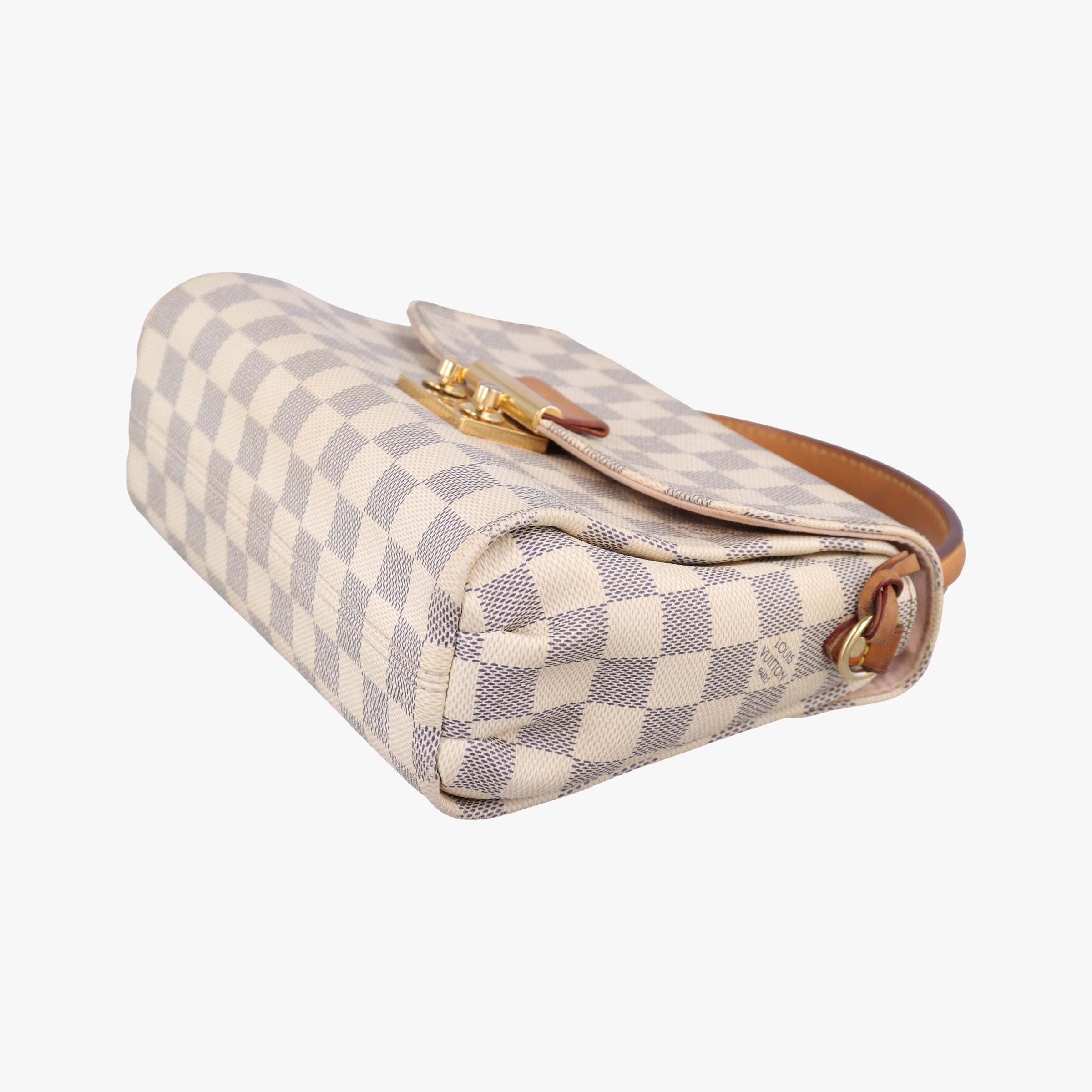 Pre-owned Louis Vuitton CROISETTE Azur Damier Canvas N41581 shoulderbag | stylenewstar