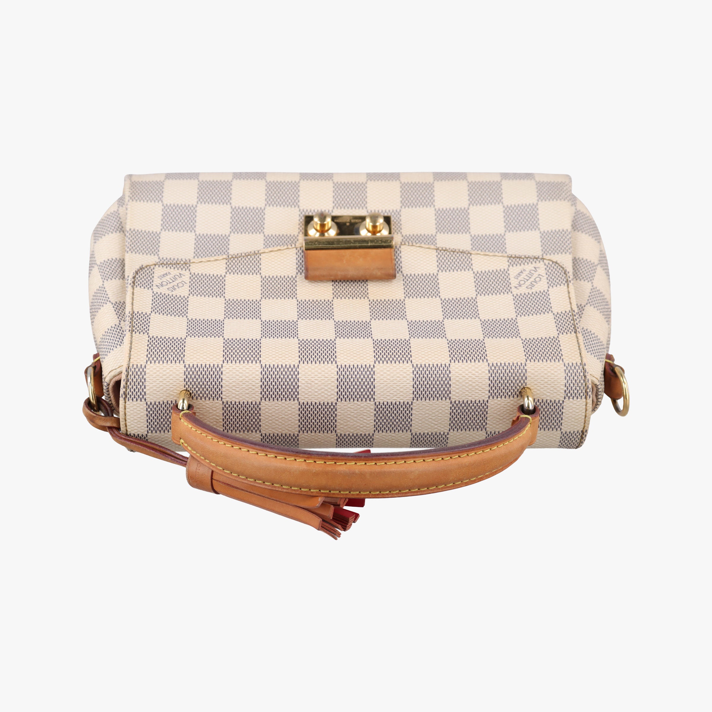 Pre-owned Louis Vuitton CROISETTE Azur Damier Canvas N41581 shoulderbag | stylenewstar