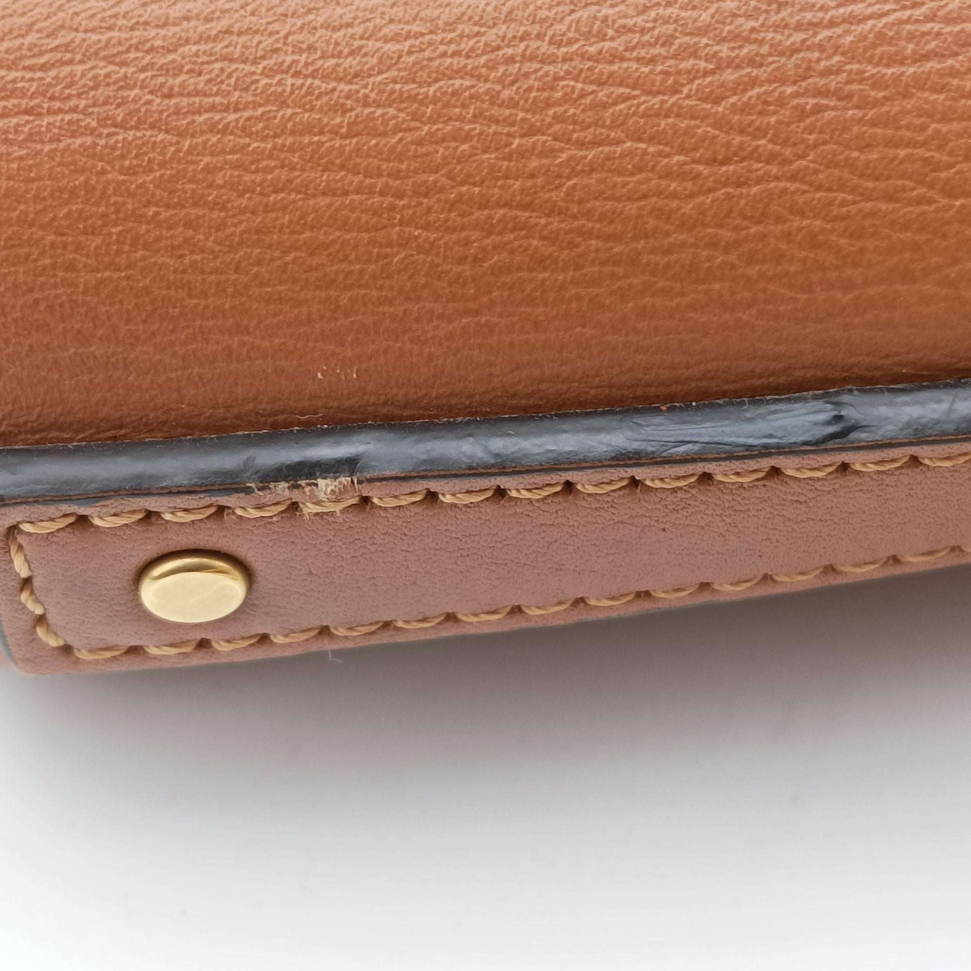 Pre-owned Chloe Bracelet Nile Brown Leather  shoulderbag | stylenewstar