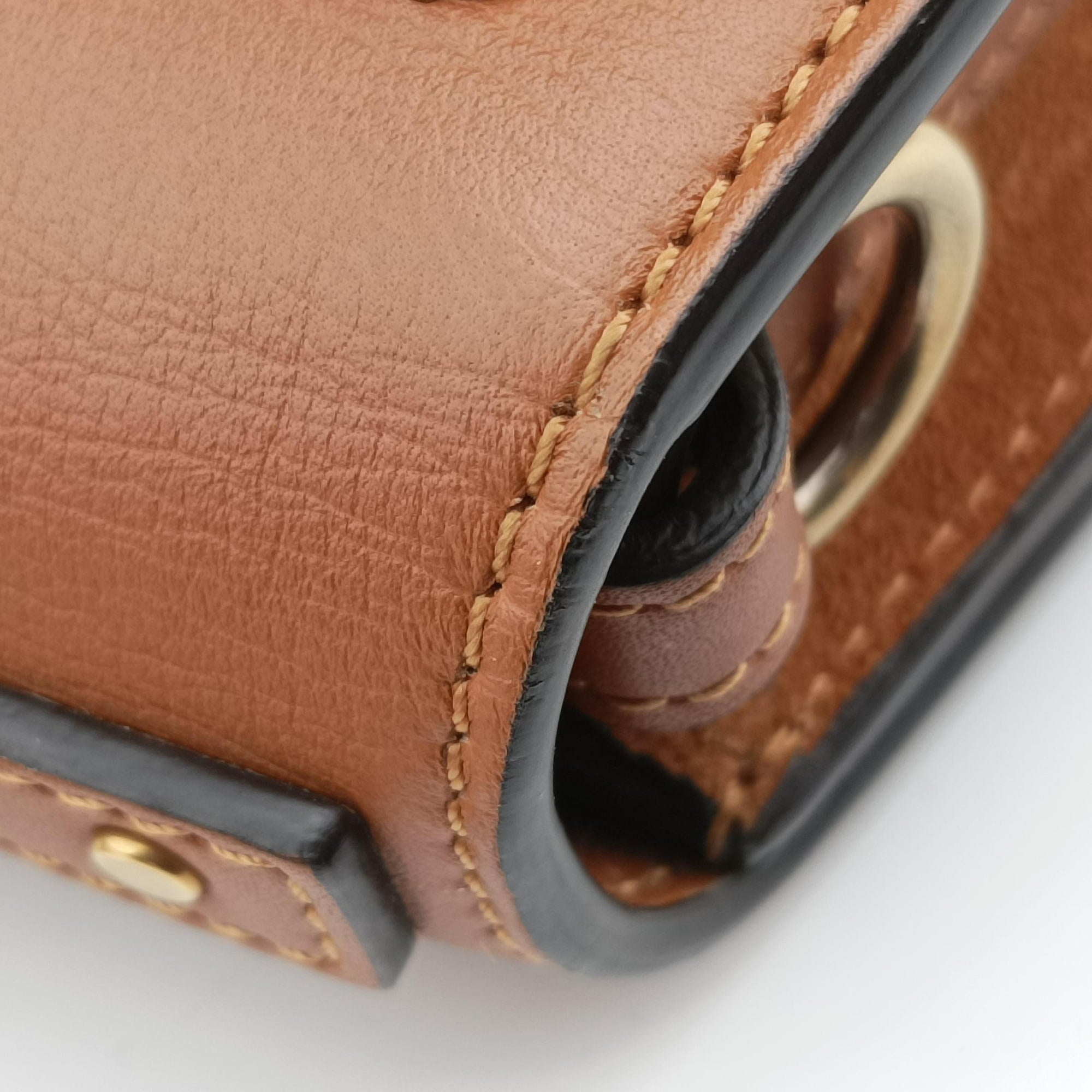 Pre-owned Chloe Bracelet Nile Brown Leather  shoulderbag | stylenewstar