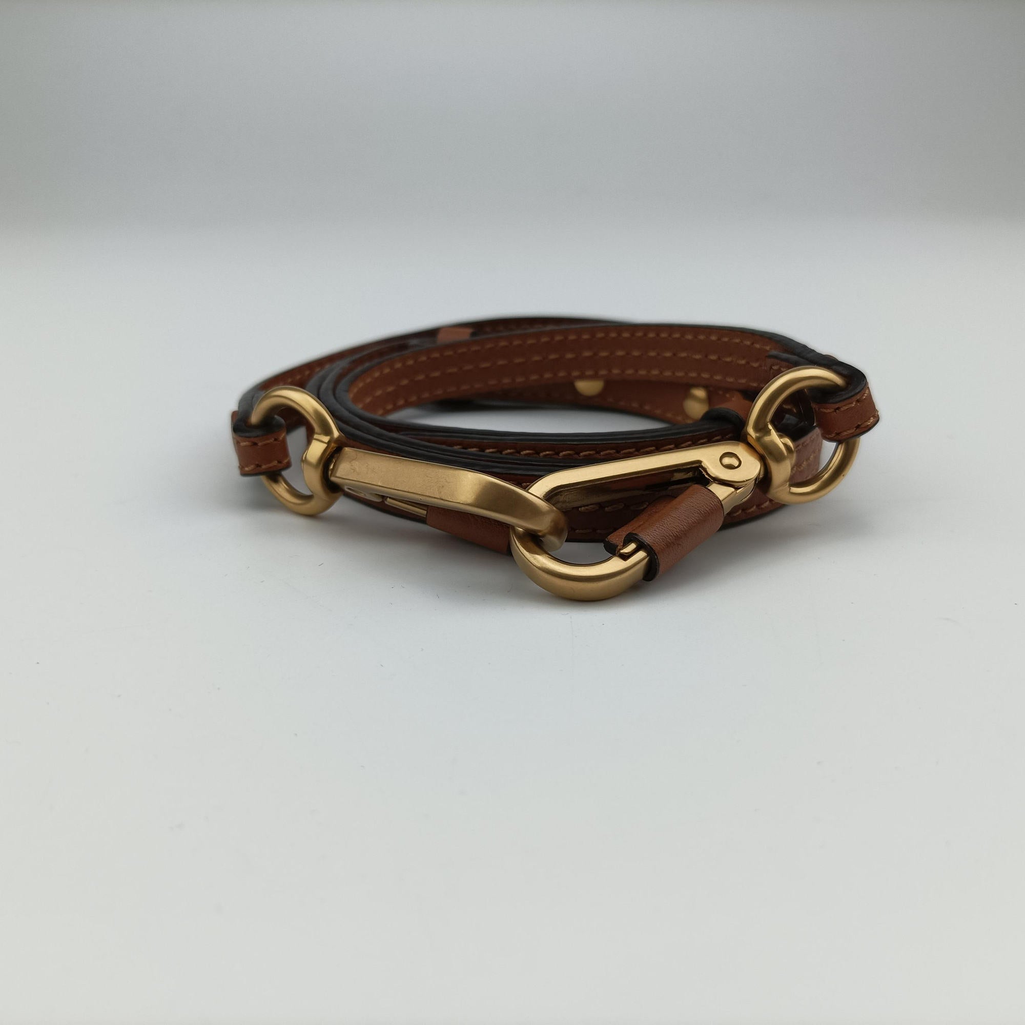 Pre-owned Chloe Bracelet Nile Brown Leather  shoulderbag | stylenewstar