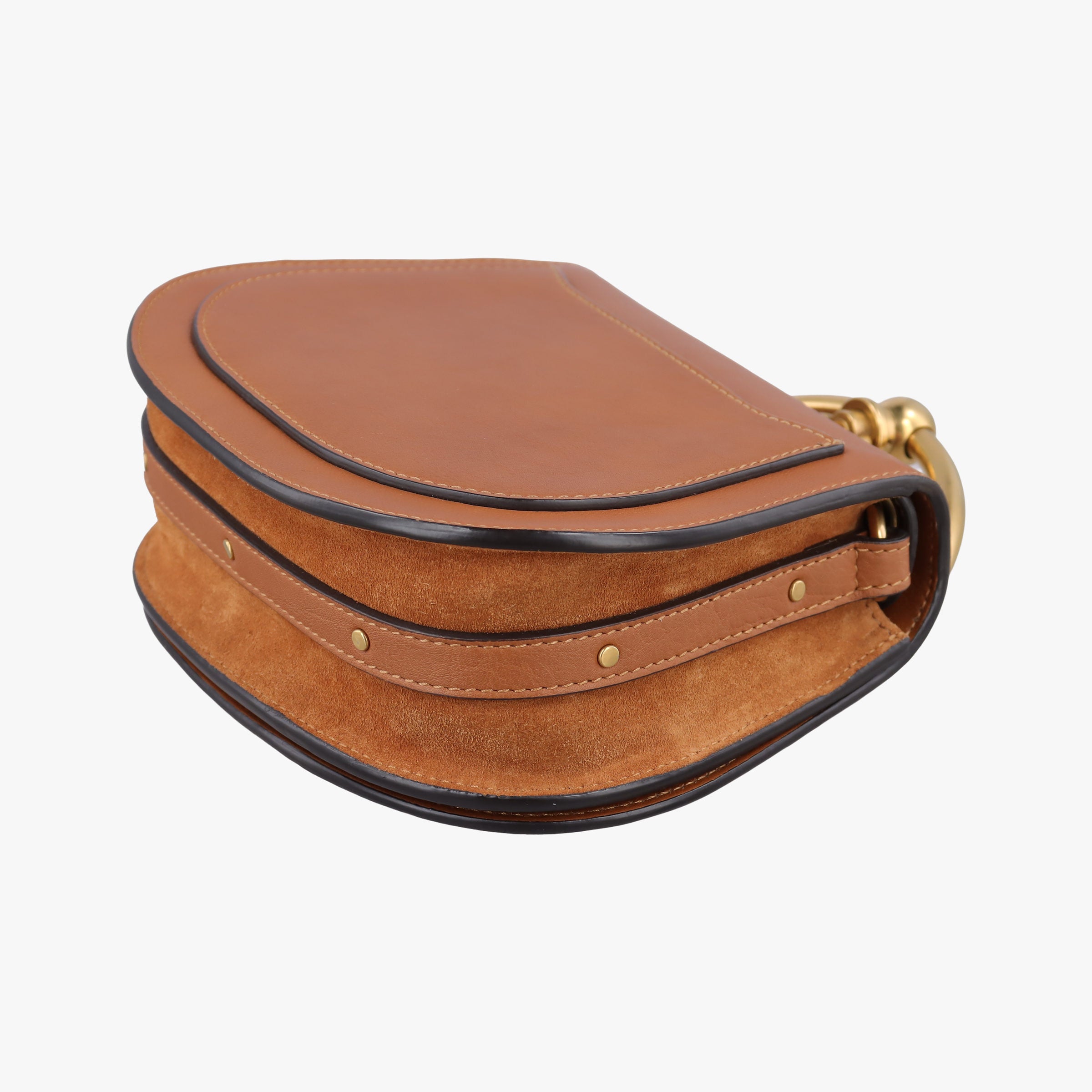 Pre-owned Chloe Bracelet Nile Brown Leather  shoulderbag | stylenewstar