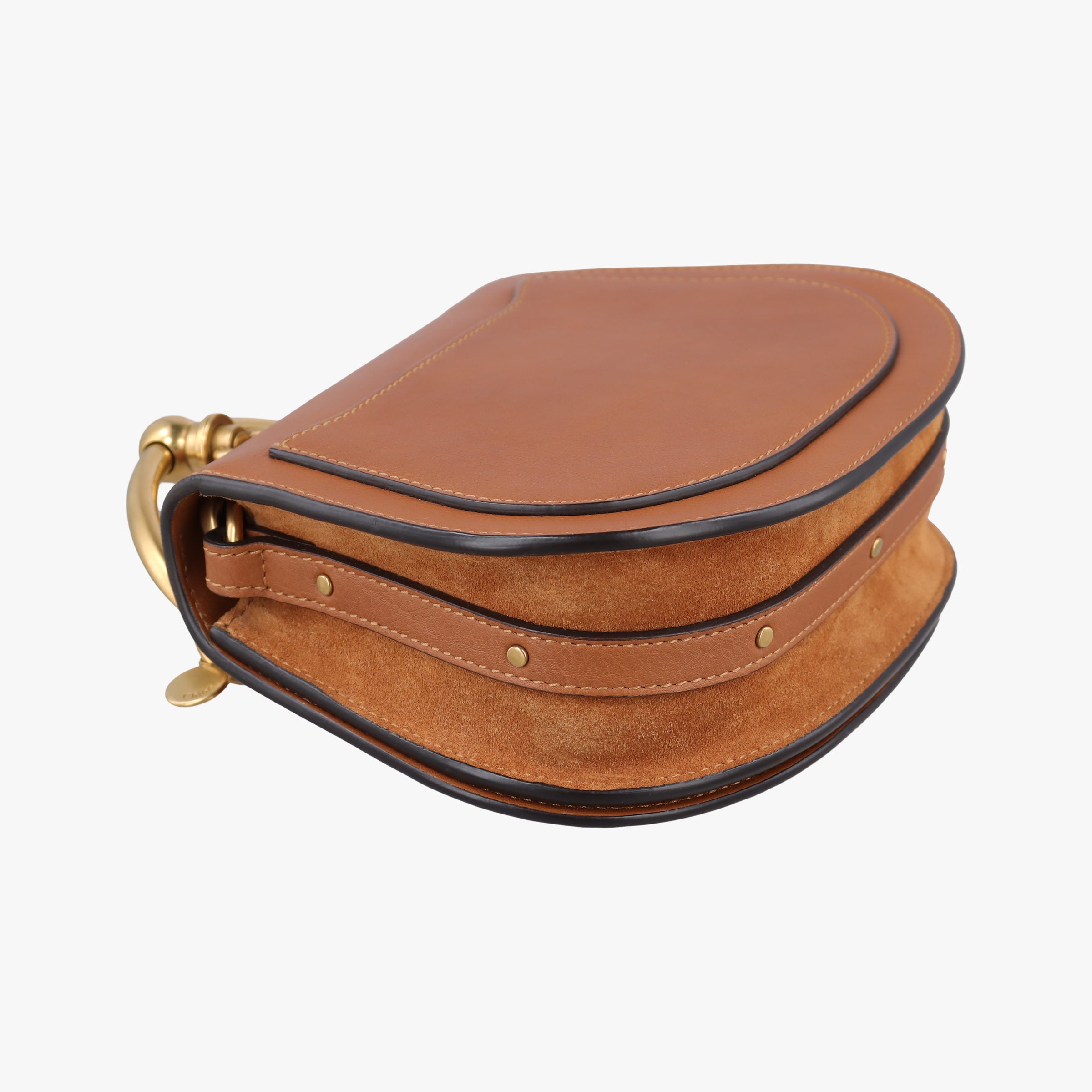Pre-owned Chloe Bracelet Nile Brown Leather  shoulderbag | stylenewstar