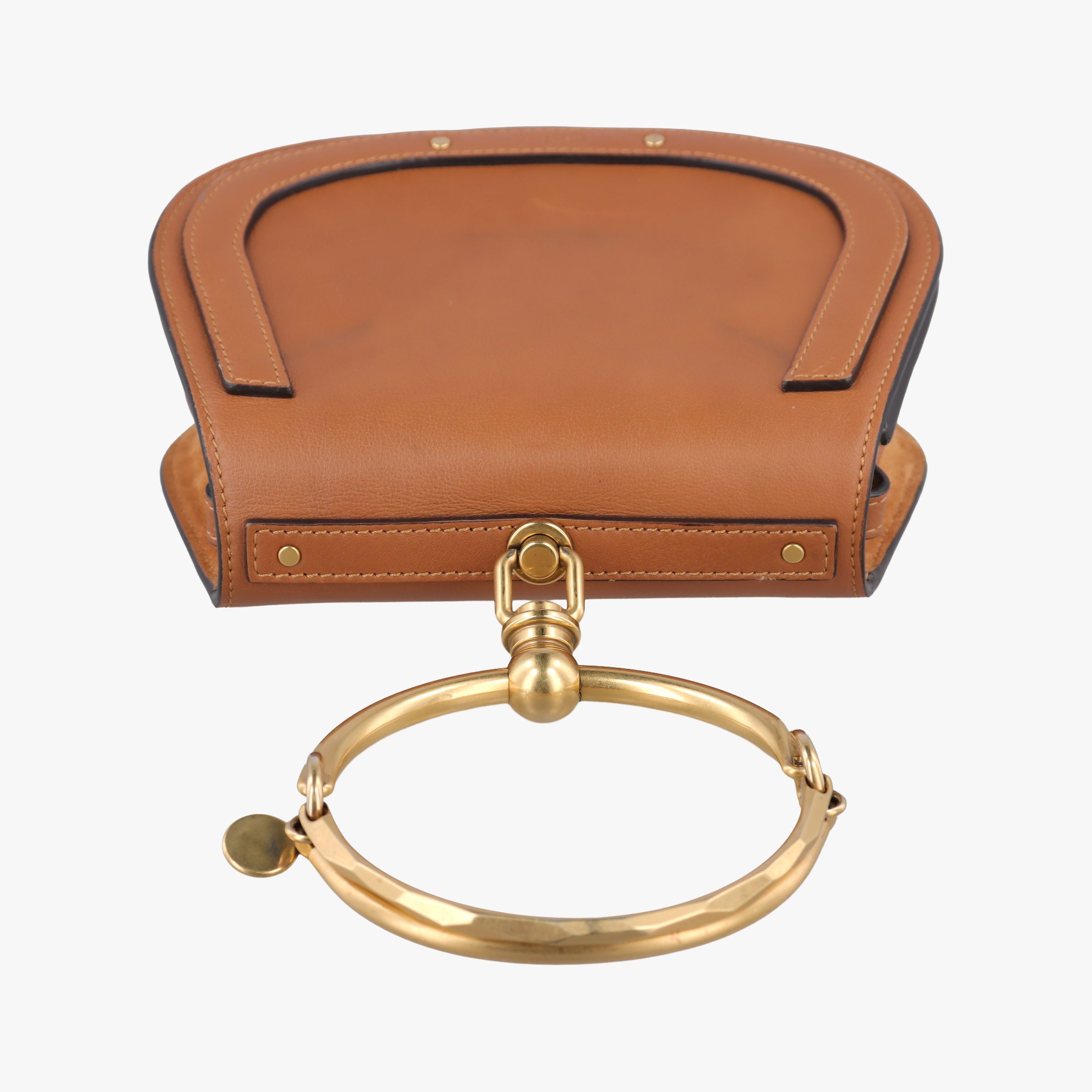 Pre-owned Chloe Bracelet Nile Brown Leather  shoulderbag | stylenewstar