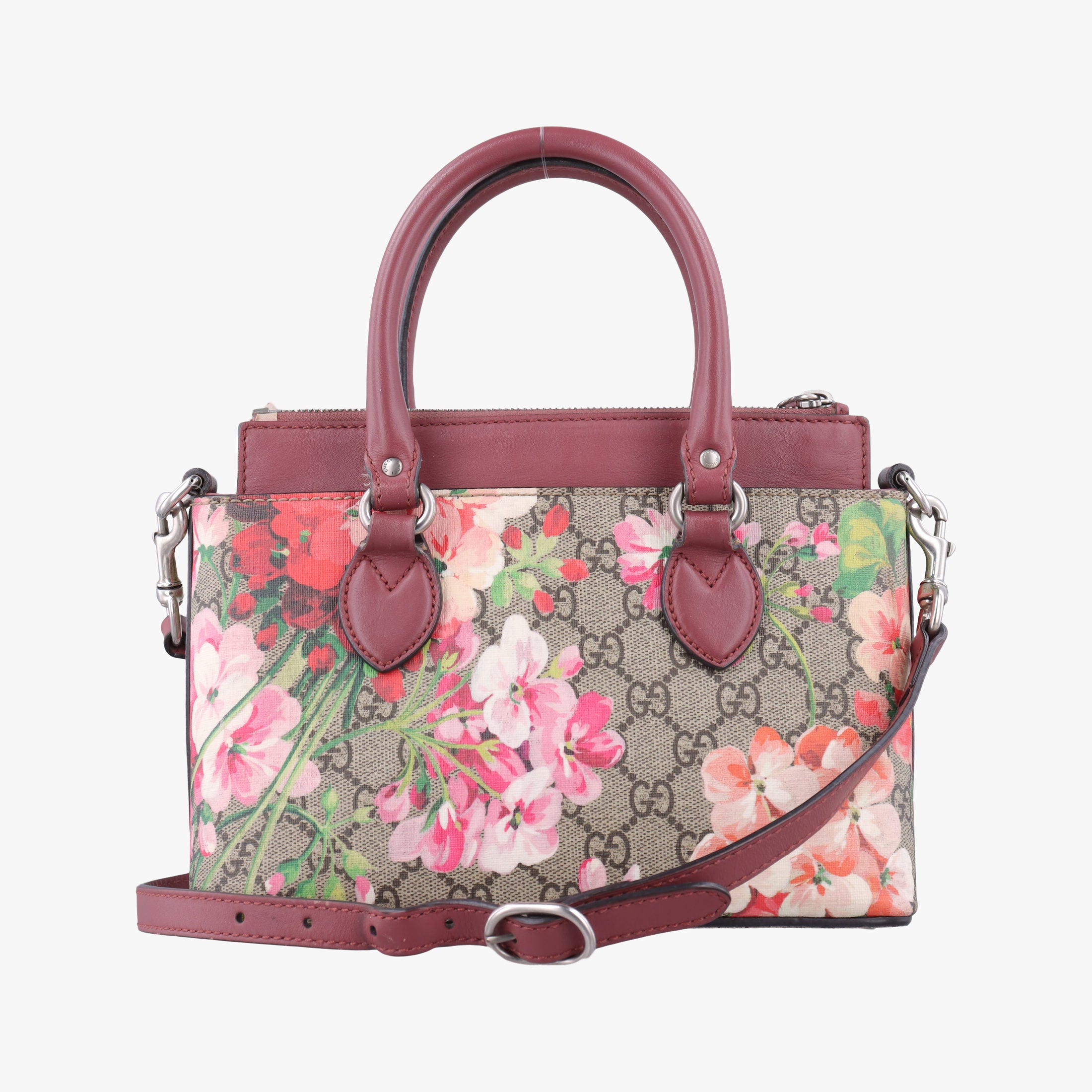 Pre-owned Gucci GG Blooms Multicolour PVC coated canvas 453177 shoulderbag | stylenewstar