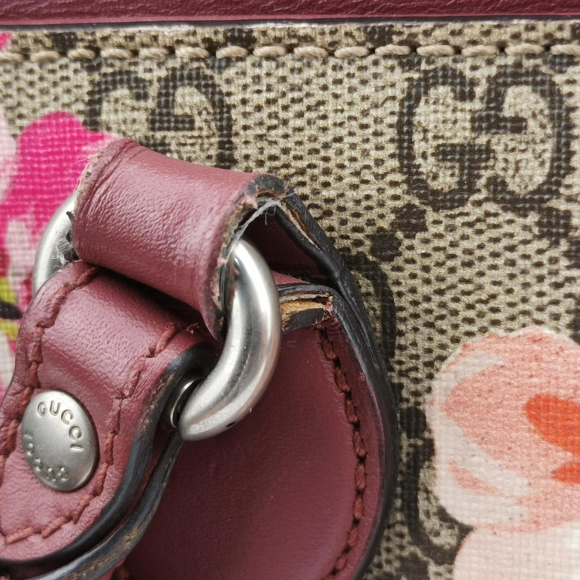 Pre-owned Gucci GG Blooms Multicolour PVC coated canvas 453177 shoulderbag | stylenewstar