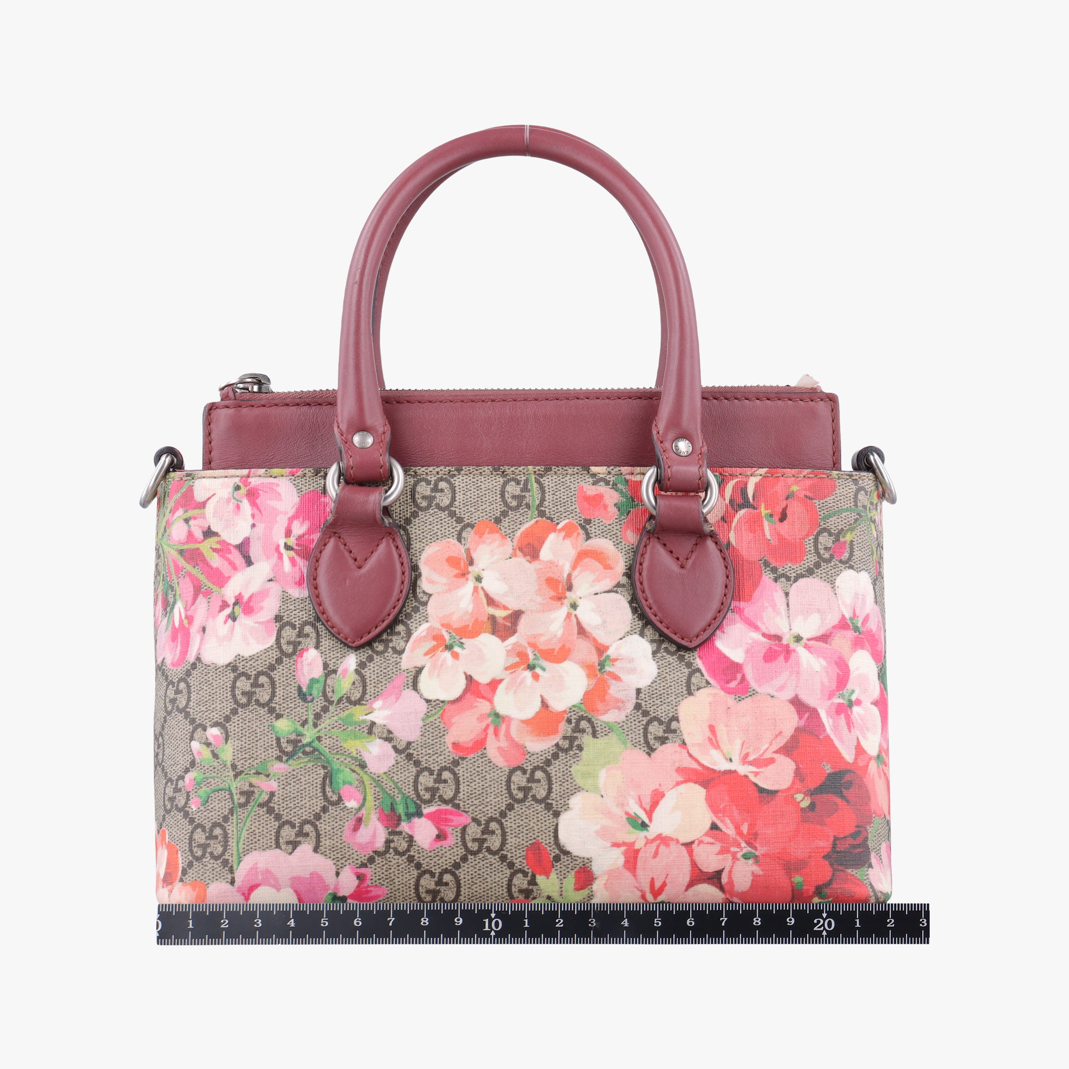 Pre-owned Gucci GG Blooms Multicolour PVC coated canvas 453177 shoulderbag | stylenewstar
