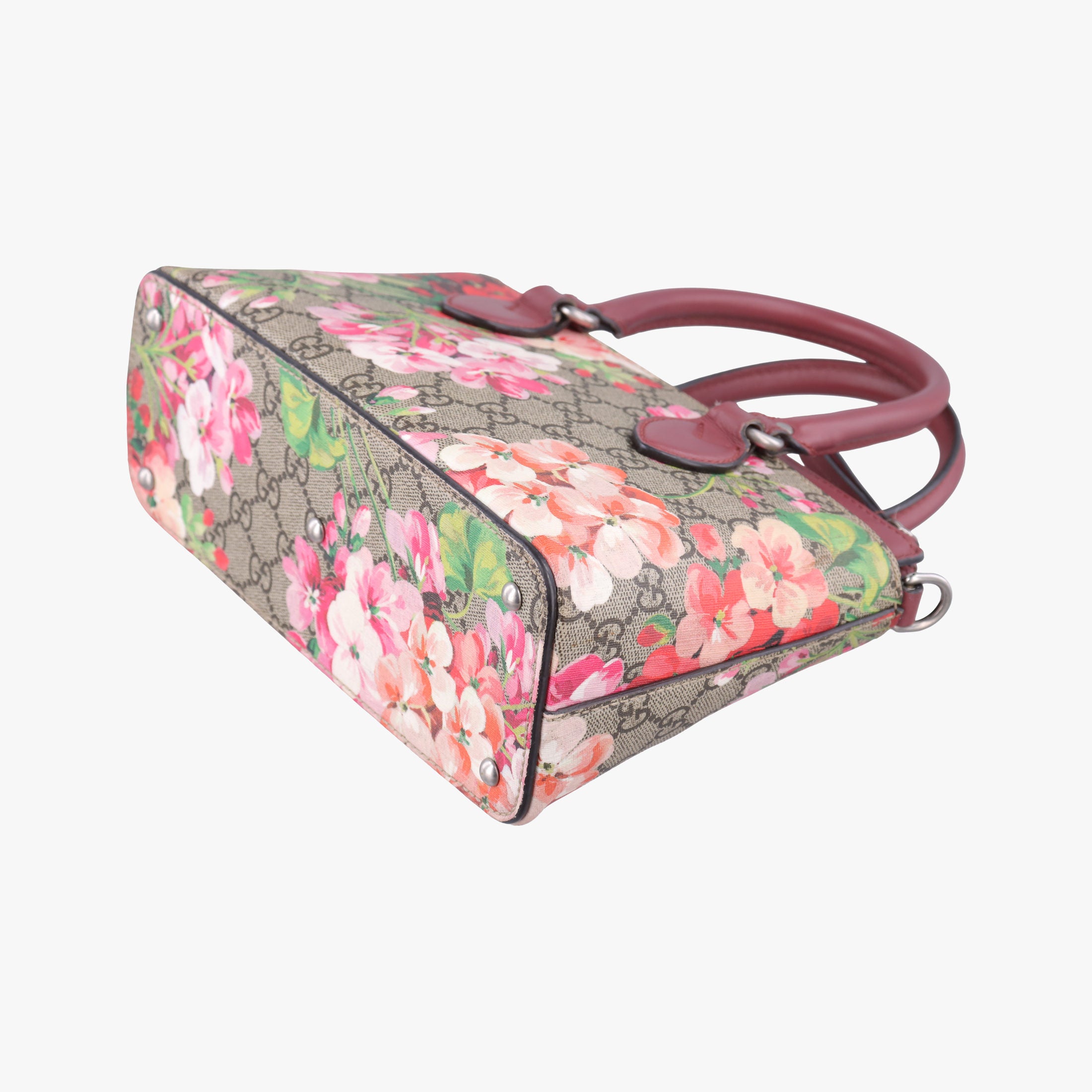 Pre-owned Gucci GG Blooms Multicolour PVC coated canvas 453177 shoulderbag | stylenewstar