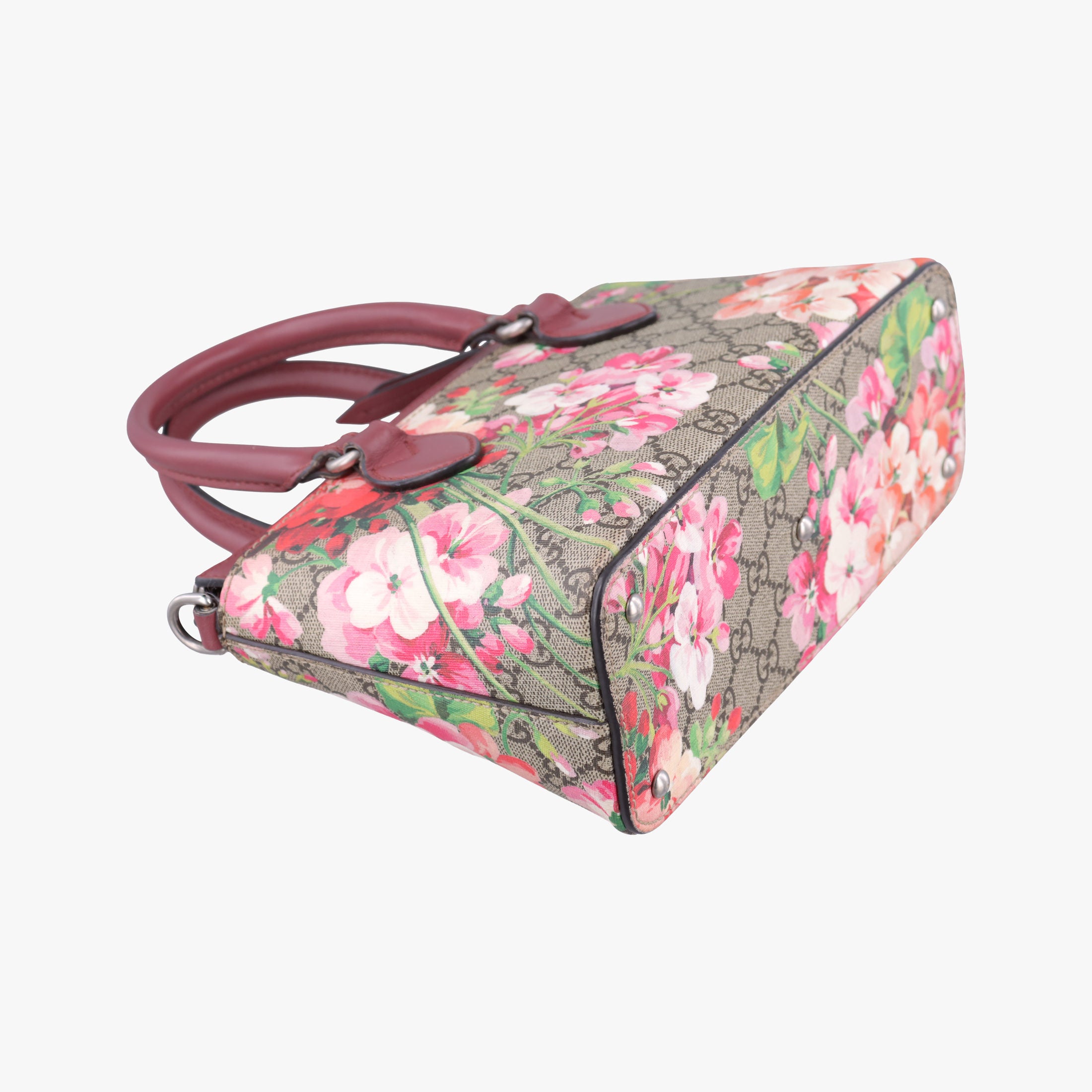 Pre-owned Gucci GG Blooms Multicolour PVC coated canvas 453177 shoulderbag | stylenewstar