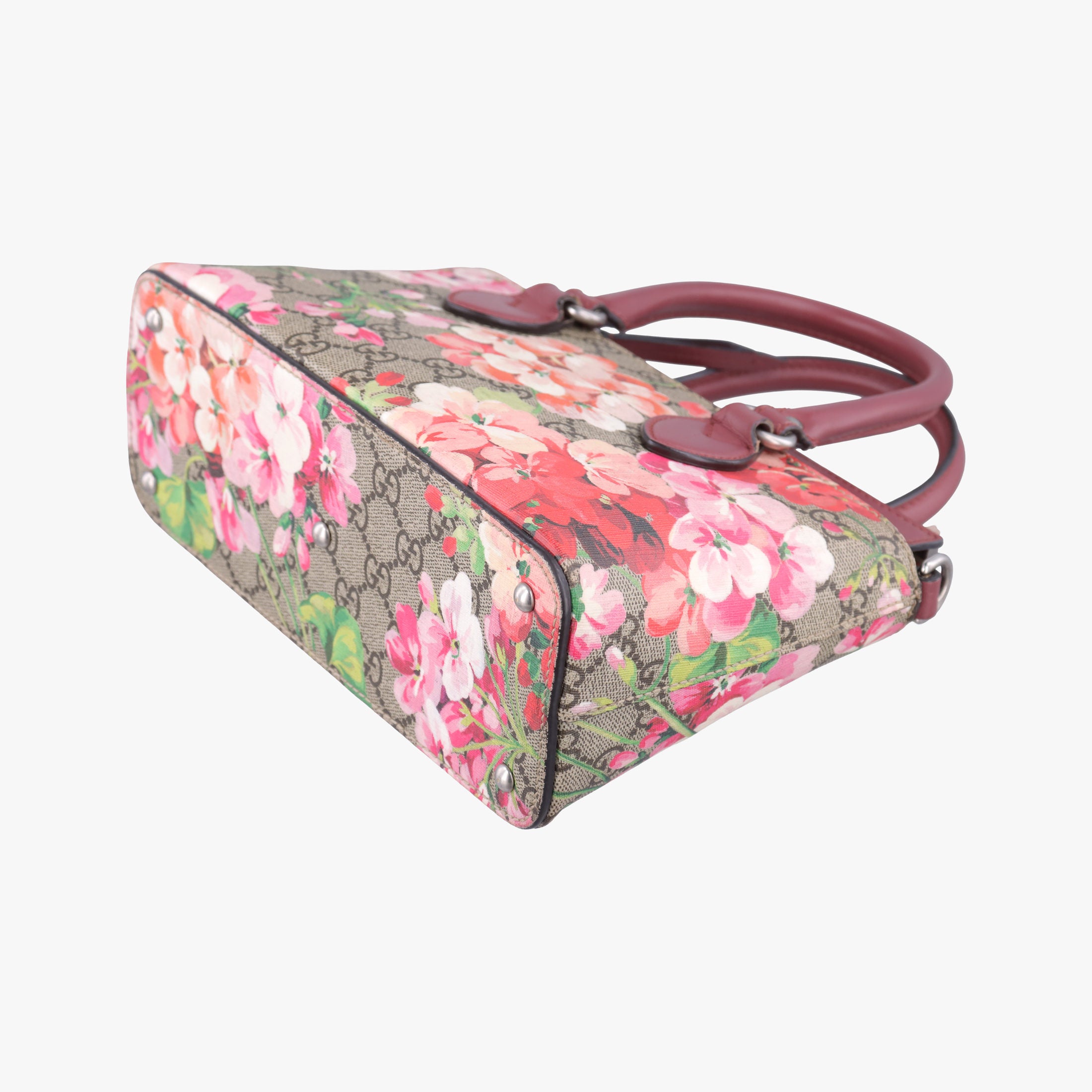 Pre-owned Gucci GG Blooms Multicolour PVC coated canvas 453177 shoulderbag | stylenewstar