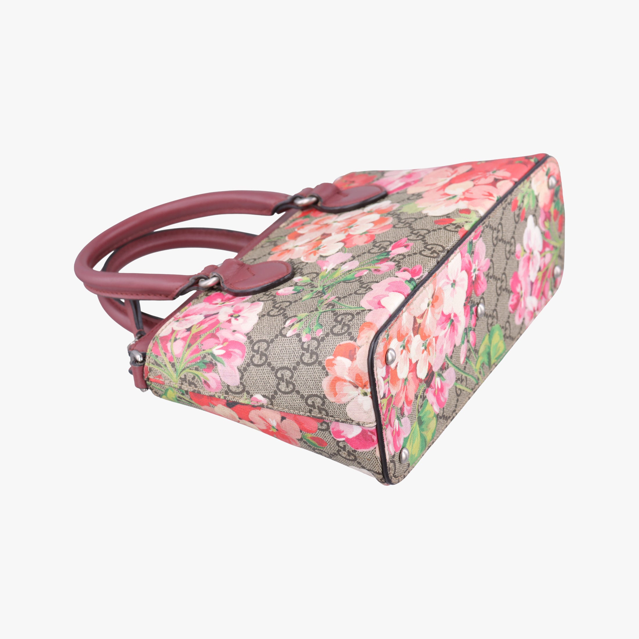 Pre-owned Gucci GG Blooms Multicolour PVC coated canvas 453177 shoulderbag | stylenewstar